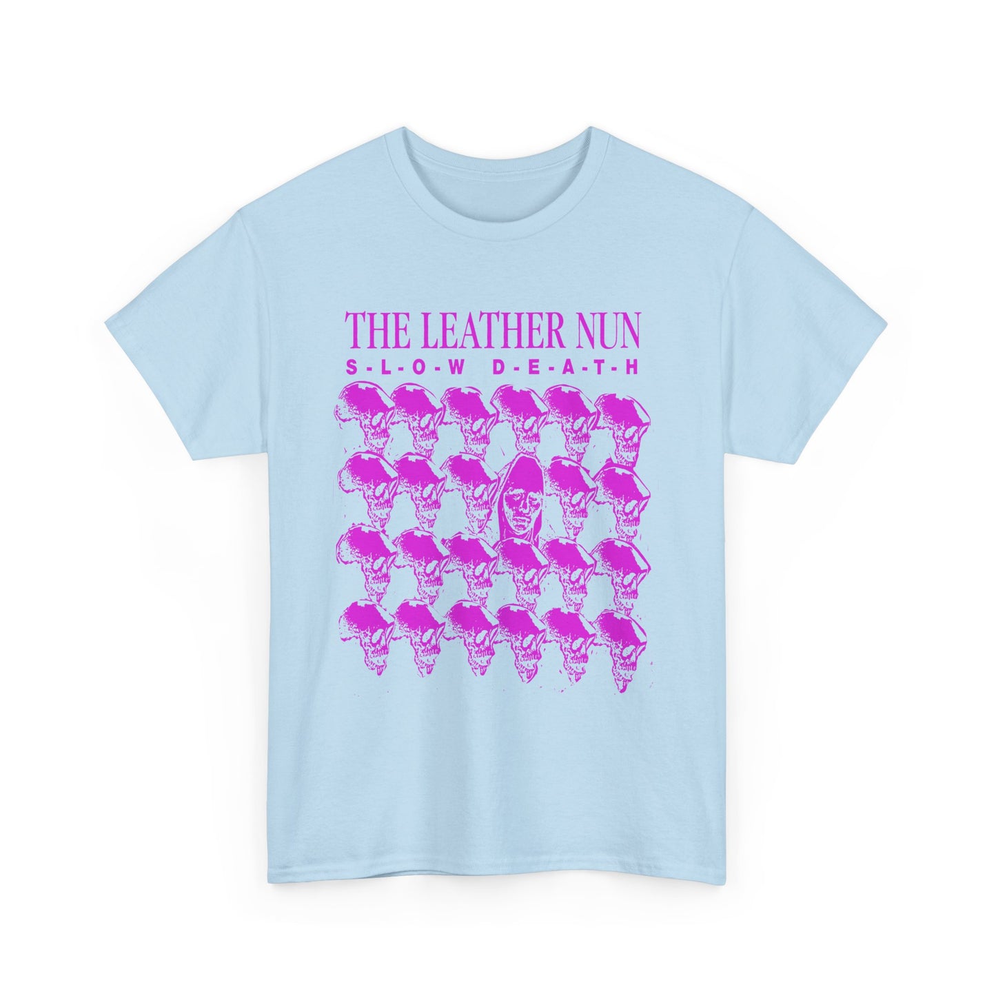 1979 slow death ep by the leather nun album cover stretched graphic tshirt