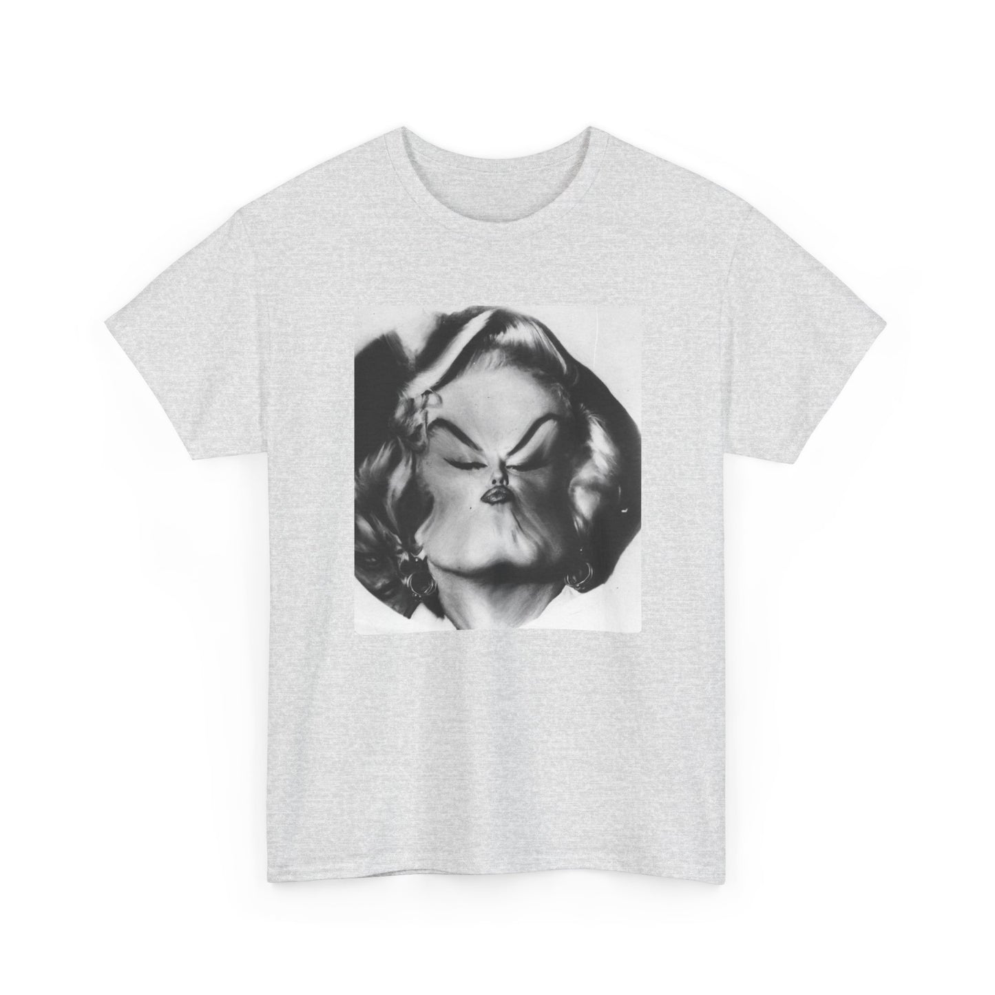 1960 marilyn monroe weegee distortion photo custom edit with border tshirt