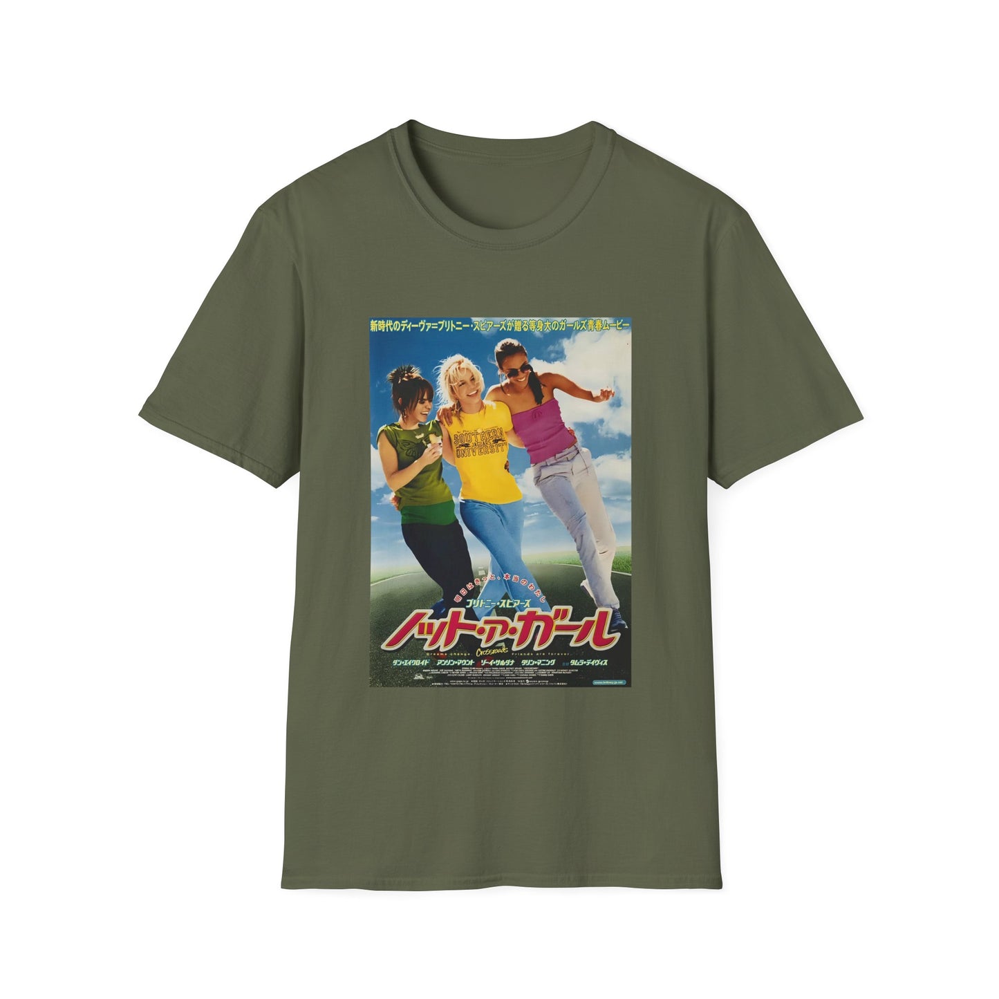 2002 japanese movie poster tshirt britney spears crossroads