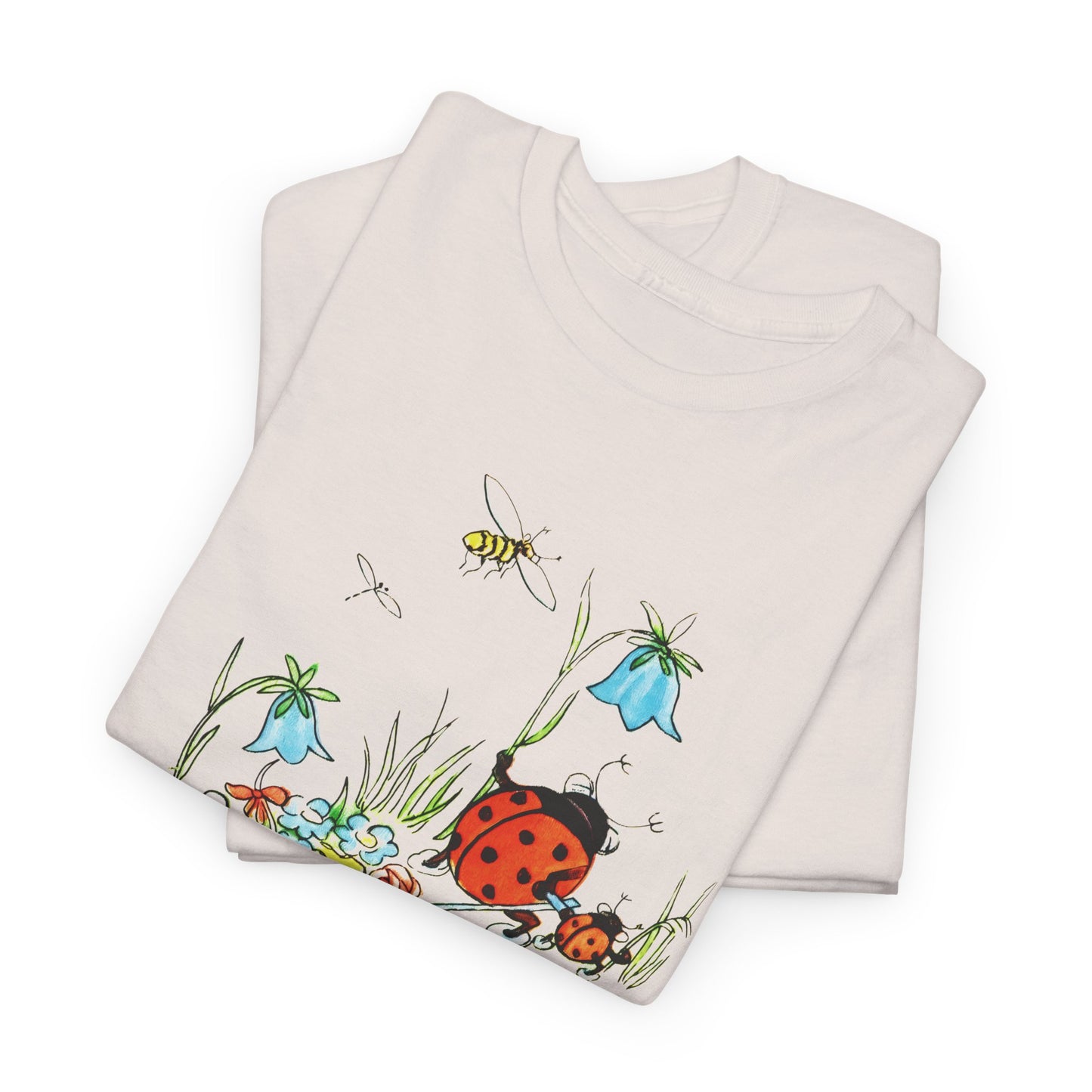 vintage postcard mouse and lady buggy reproduction tshirt