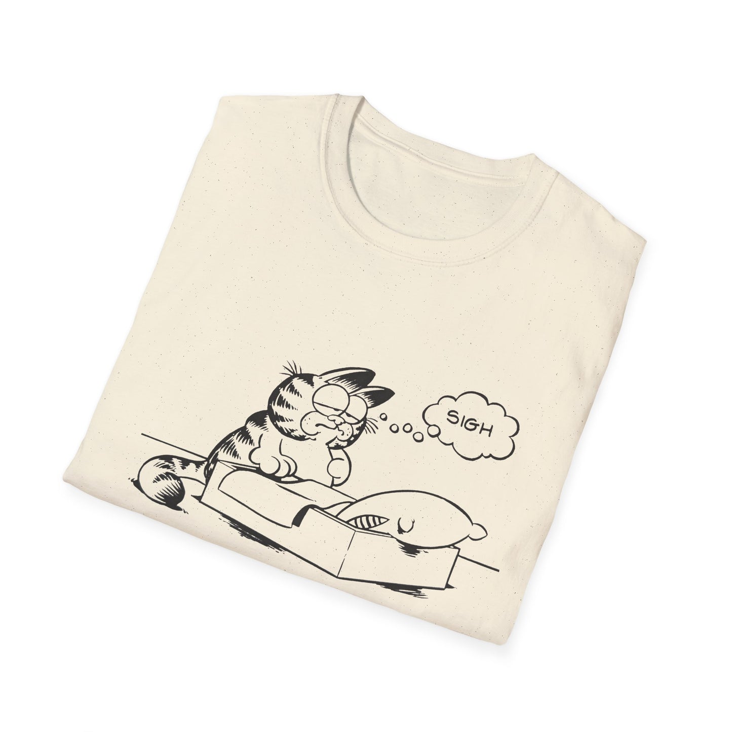 garf sighing tshirt
