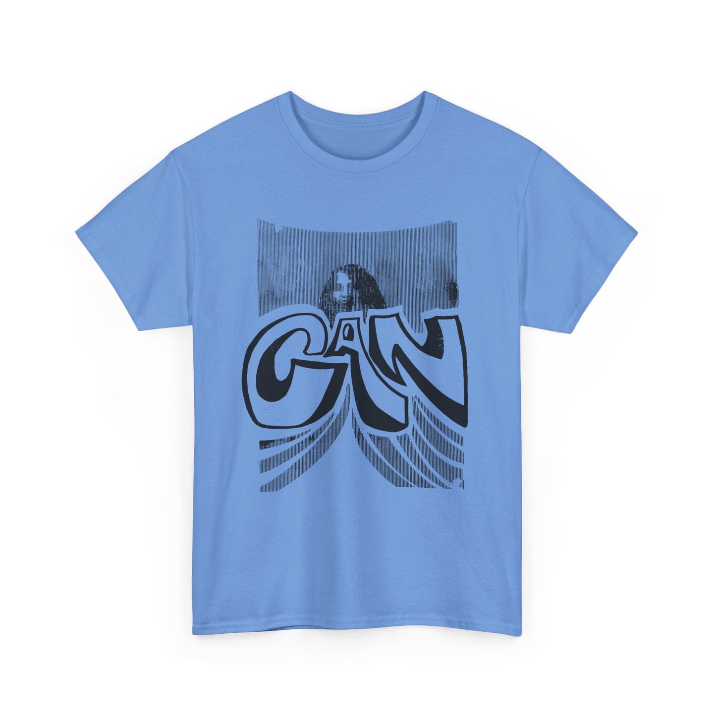 legendary german krautrock band can 1970's show poster reproduction tshirt