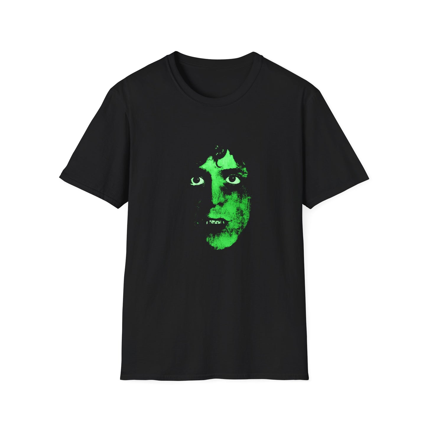 neon green rock and roll animal fan art tshirt
