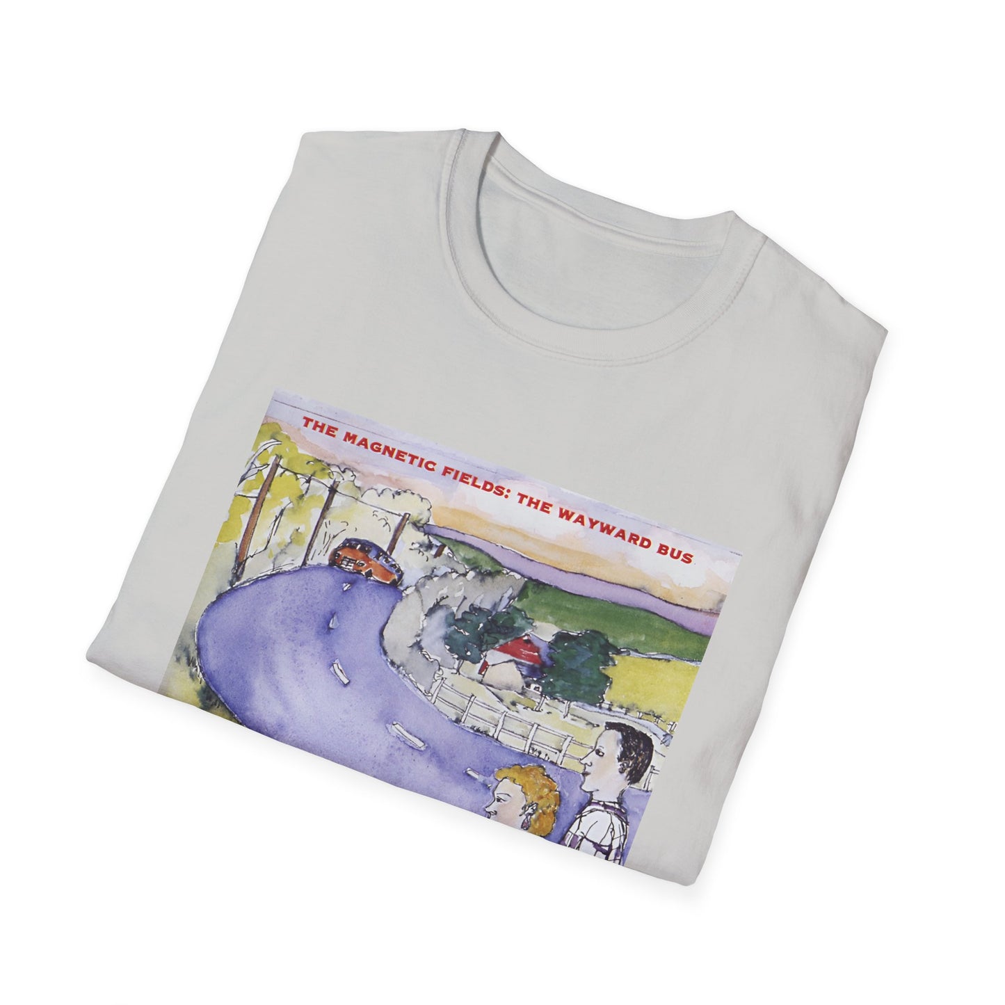 the magnetic fields 1992 the wayward bus album tshirt