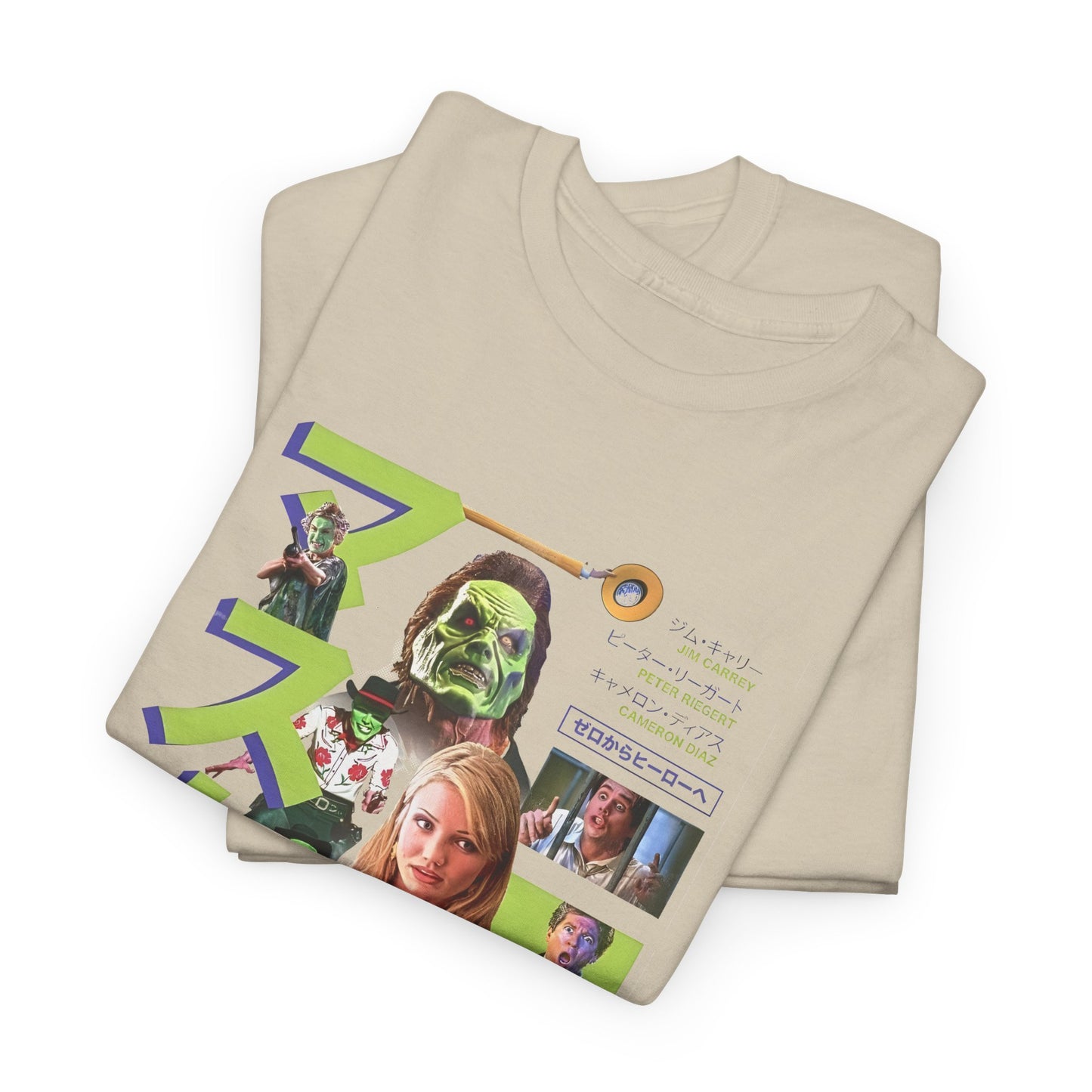1994 japanese movie poster for the mask reproduction tshirt