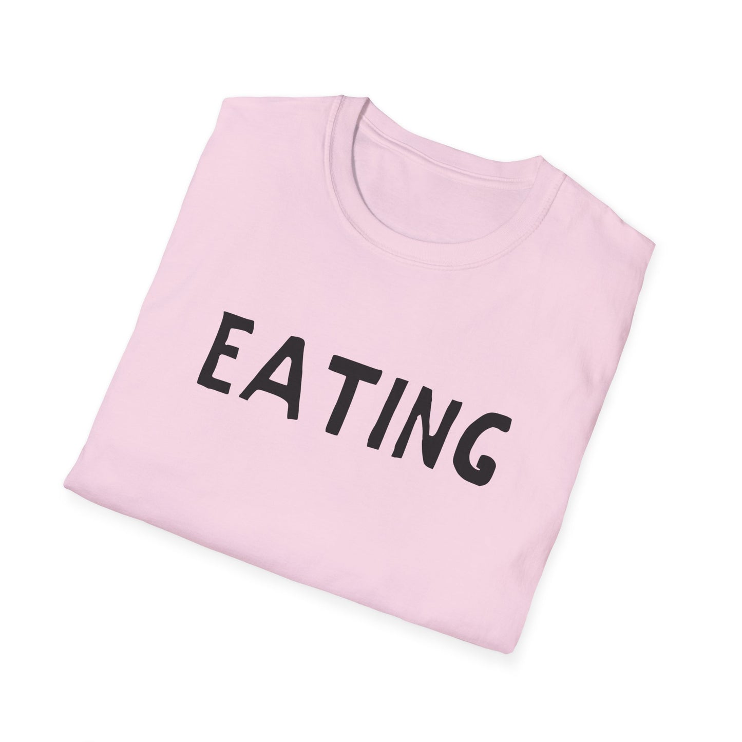 eating hand drawn font tshirt