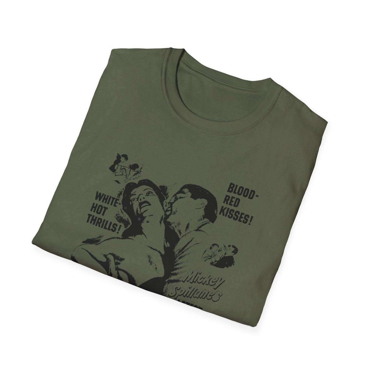 1955 film noir movie poster tshirt kiss me deadly by robert aldrich