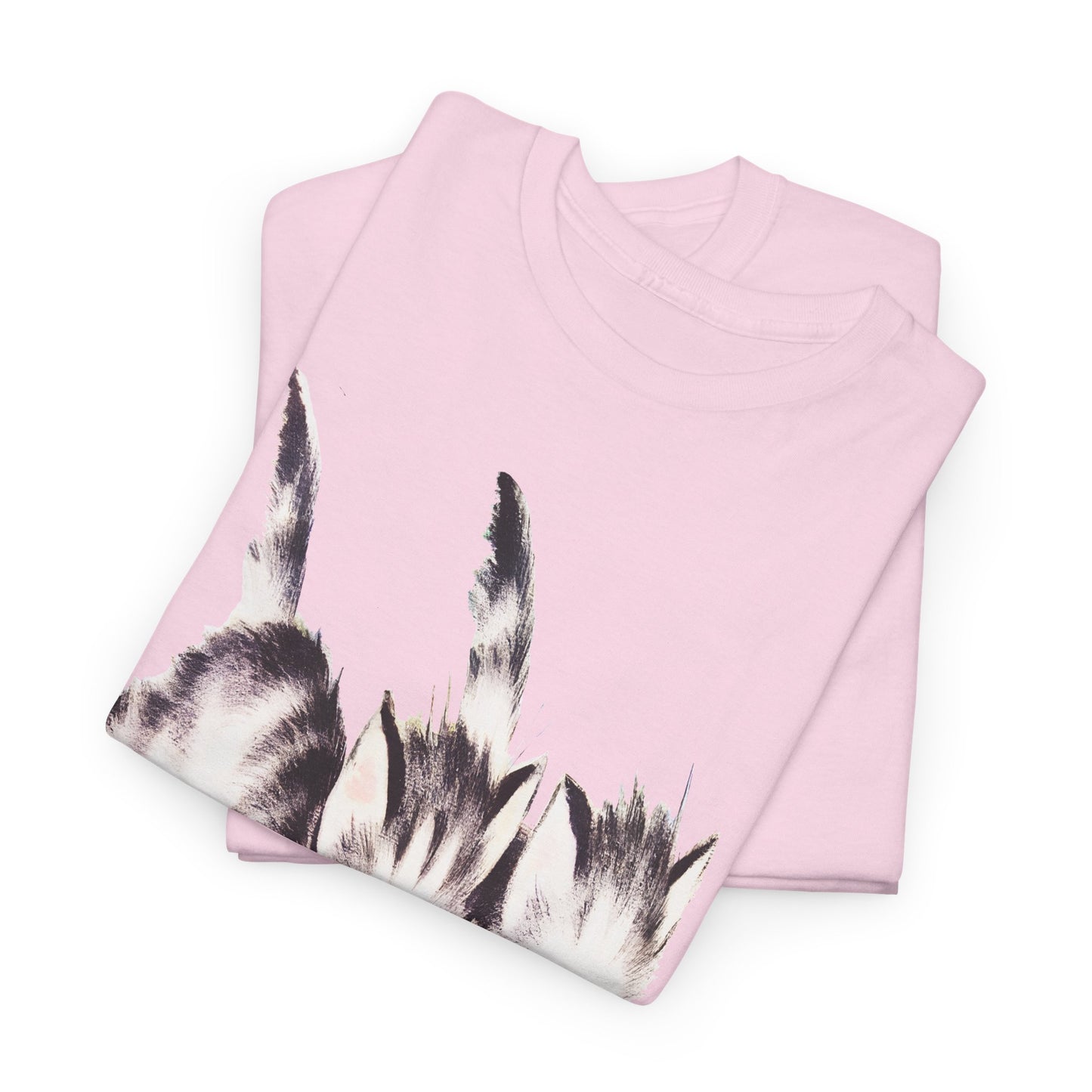 vintage kitten twins illustration stretched reproduction tshirt