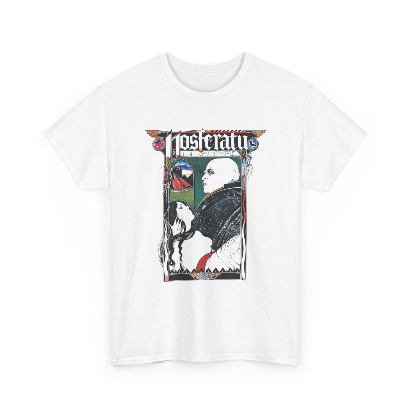nosferatu 1979 movie poster reproduction tshirt