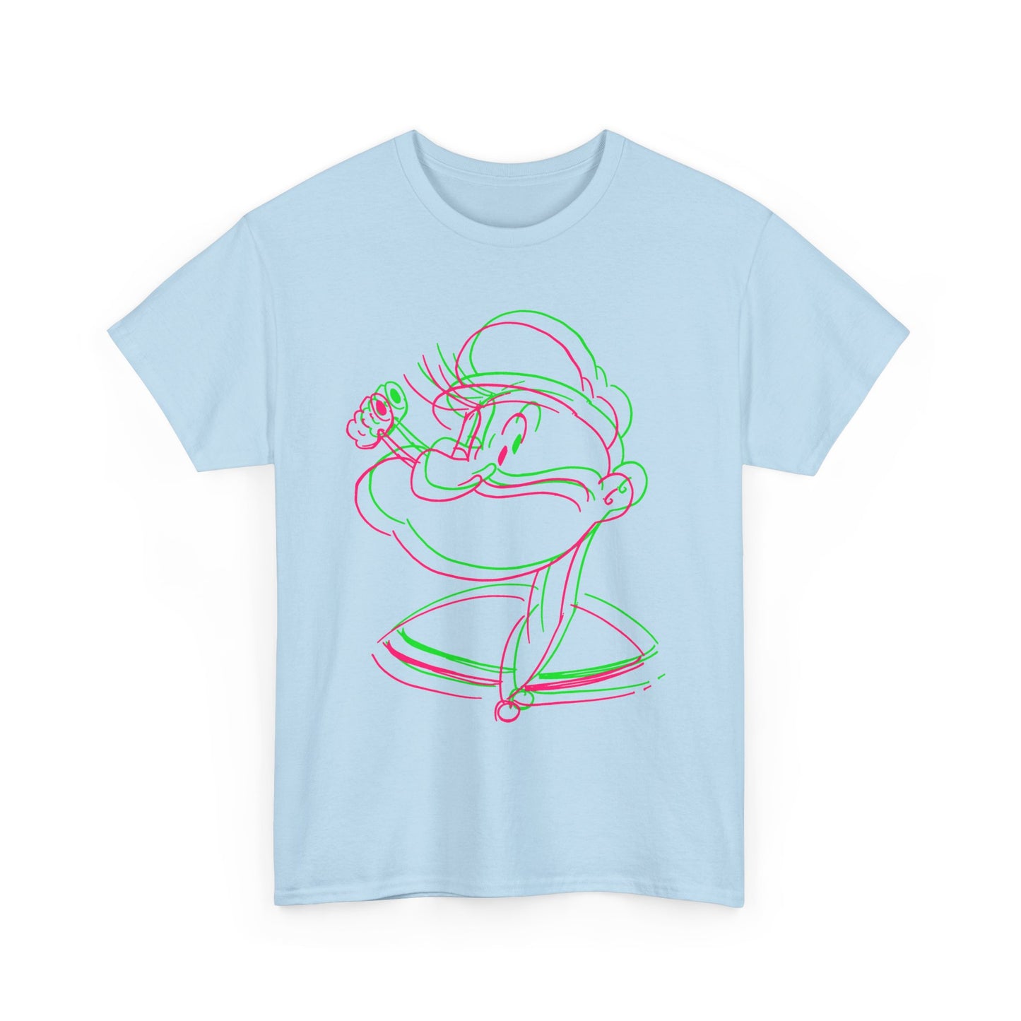 1930s vintage popeye illustration reproduction tshirt