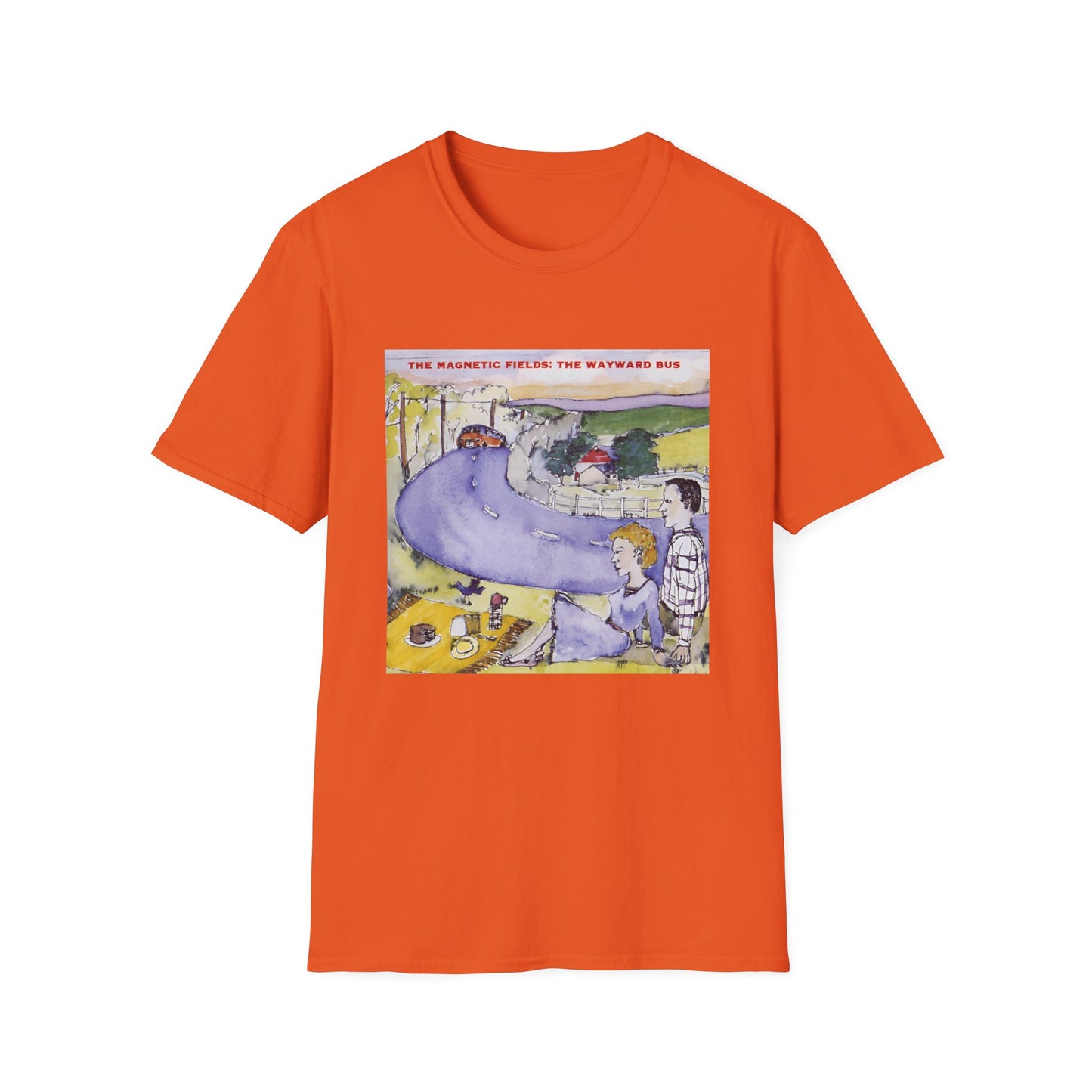 the magnetic fields 1992 the wayward bus album tshirt