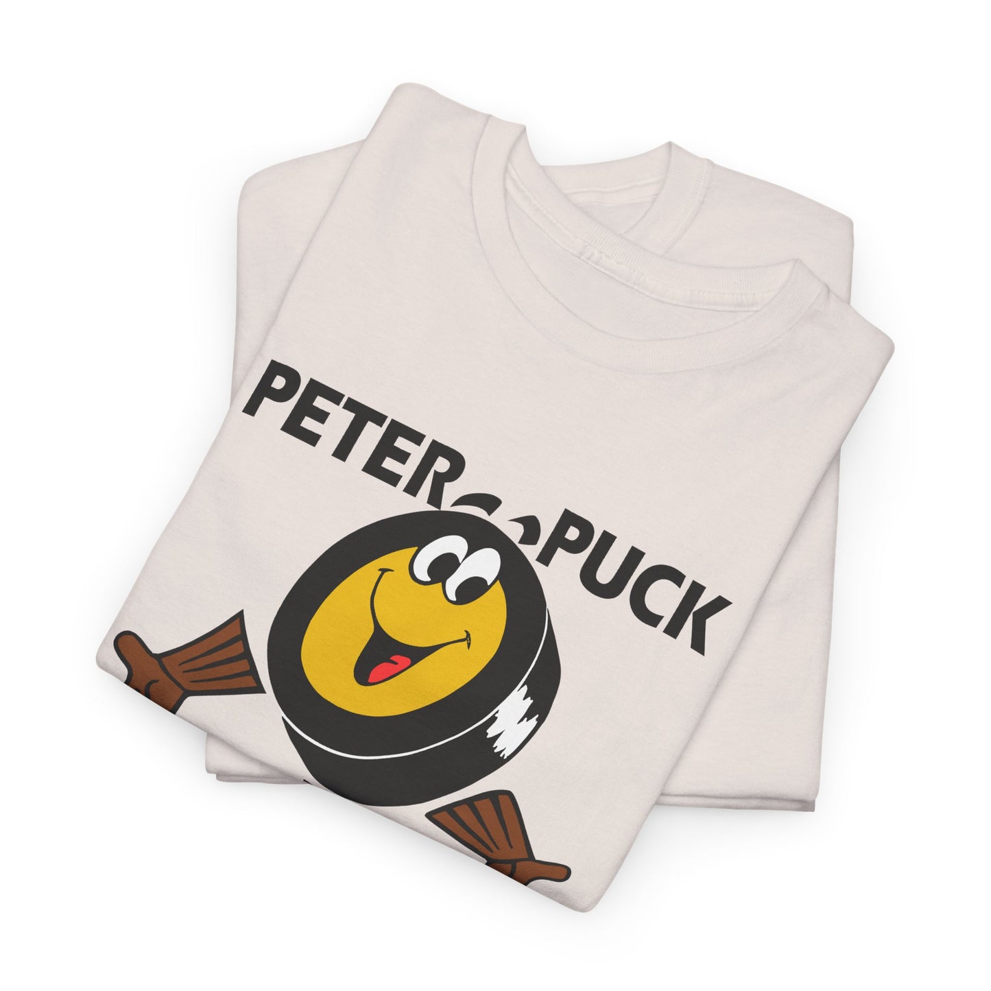 1970s tv hockey mascot peter puck tshirt