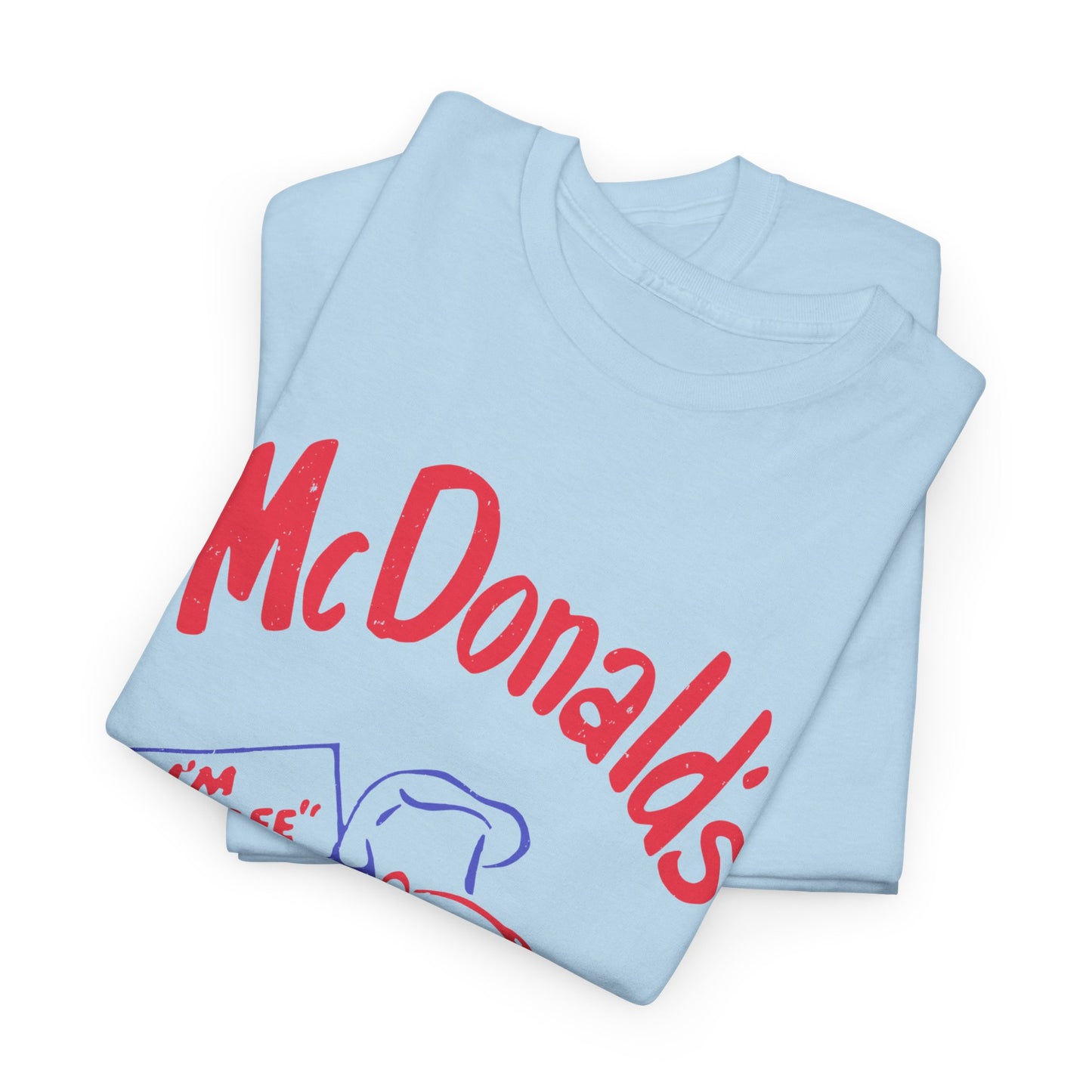 1950s vintage mcdonalds distressed logo reproduction tshirt