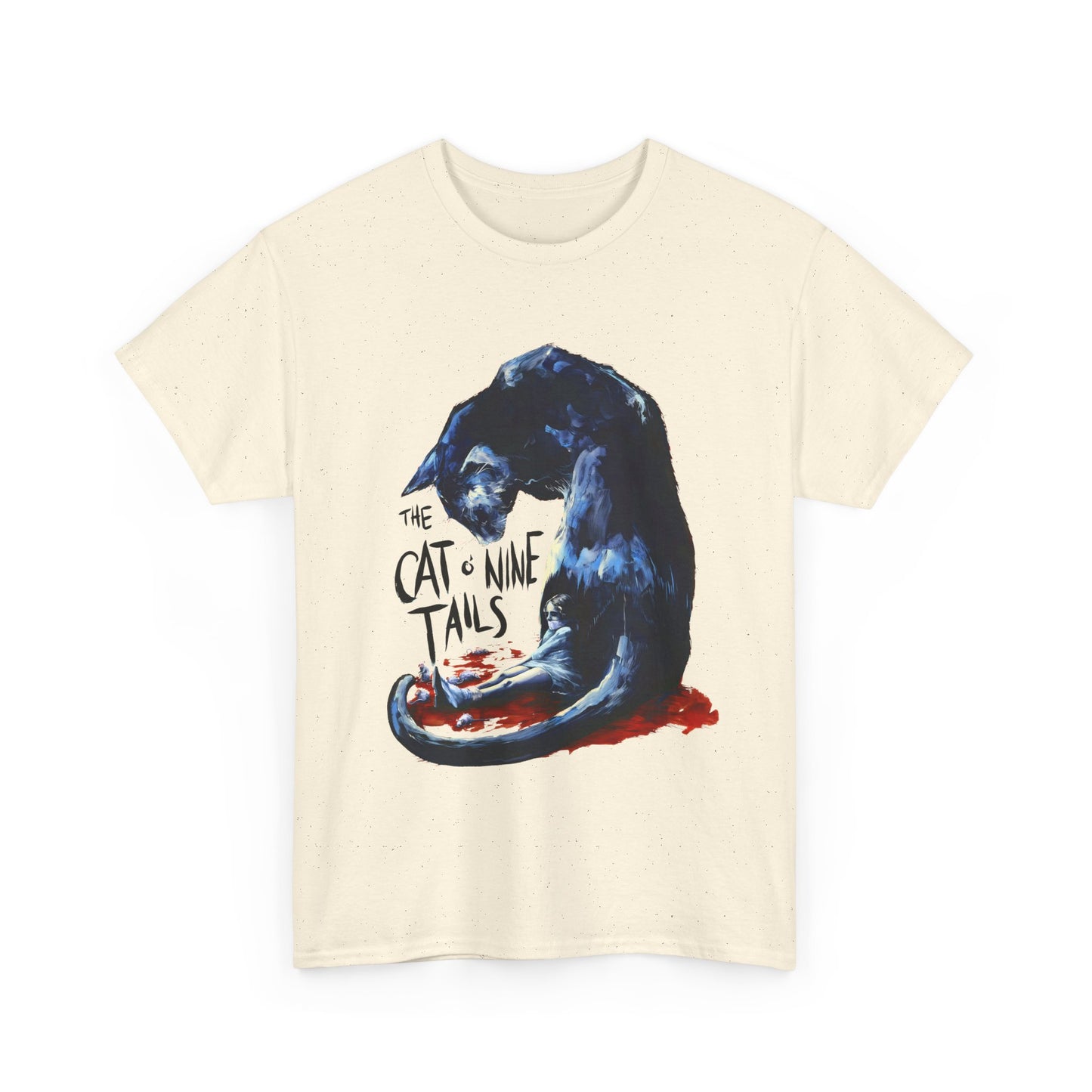 1971 the cat o nine tails special edition movie poster tshirt