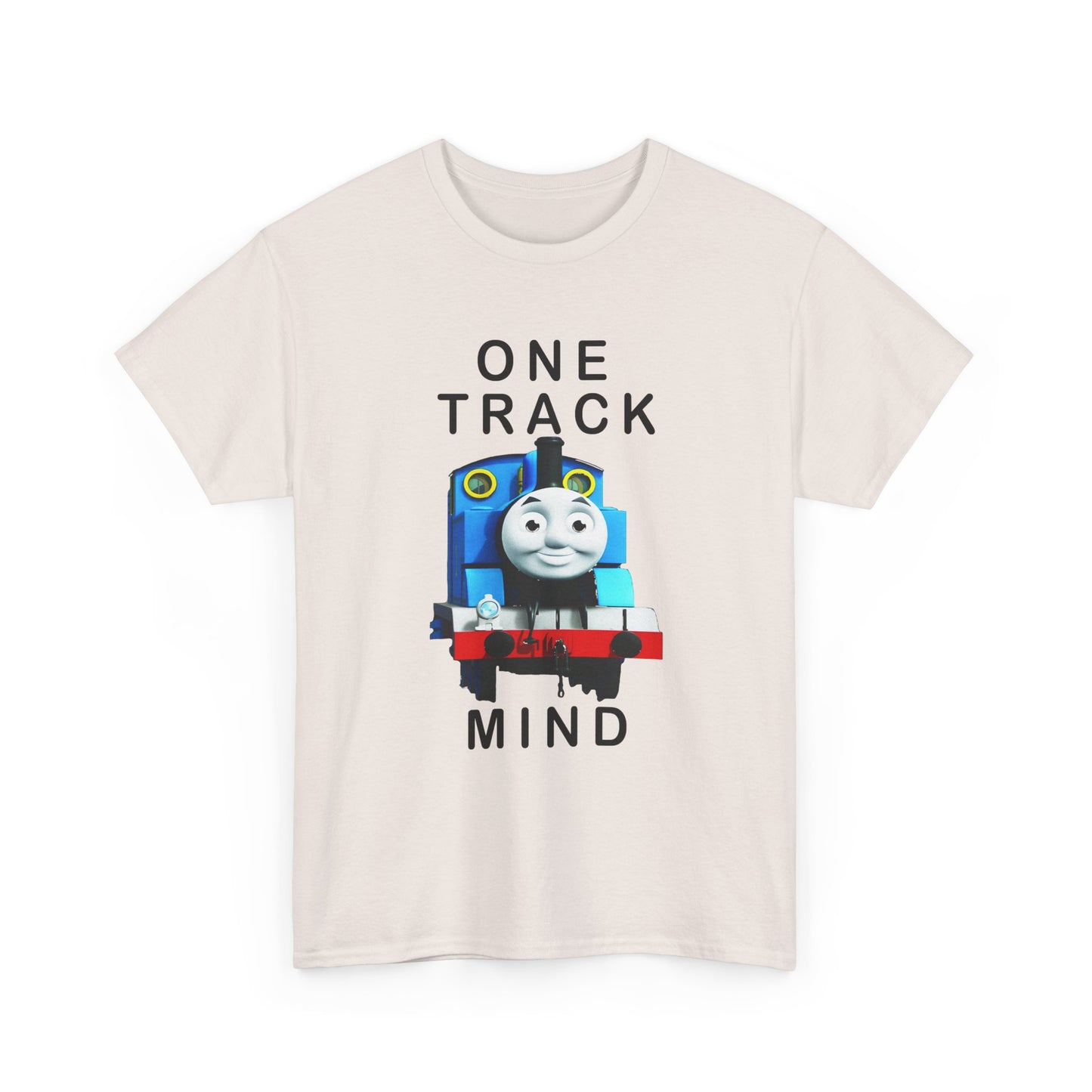 thomas the tank engine one track mind dumb tshirt