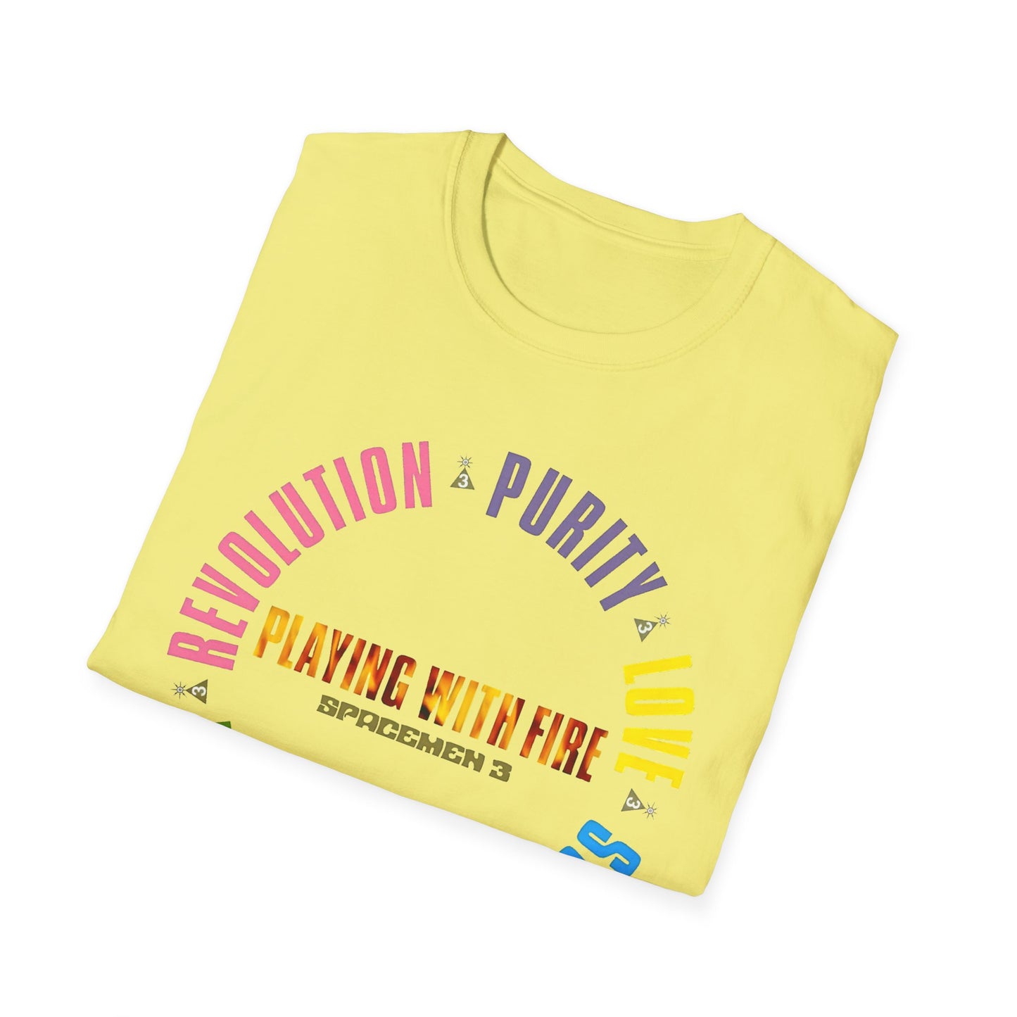 spacemen 3 1989 playing with fire album cover tshirt