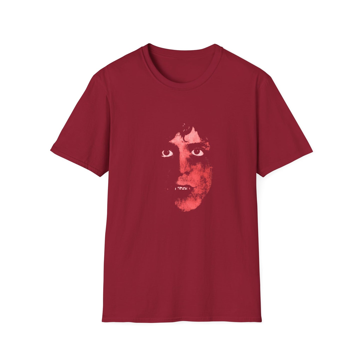 red rock and roll animal fan art tshirt