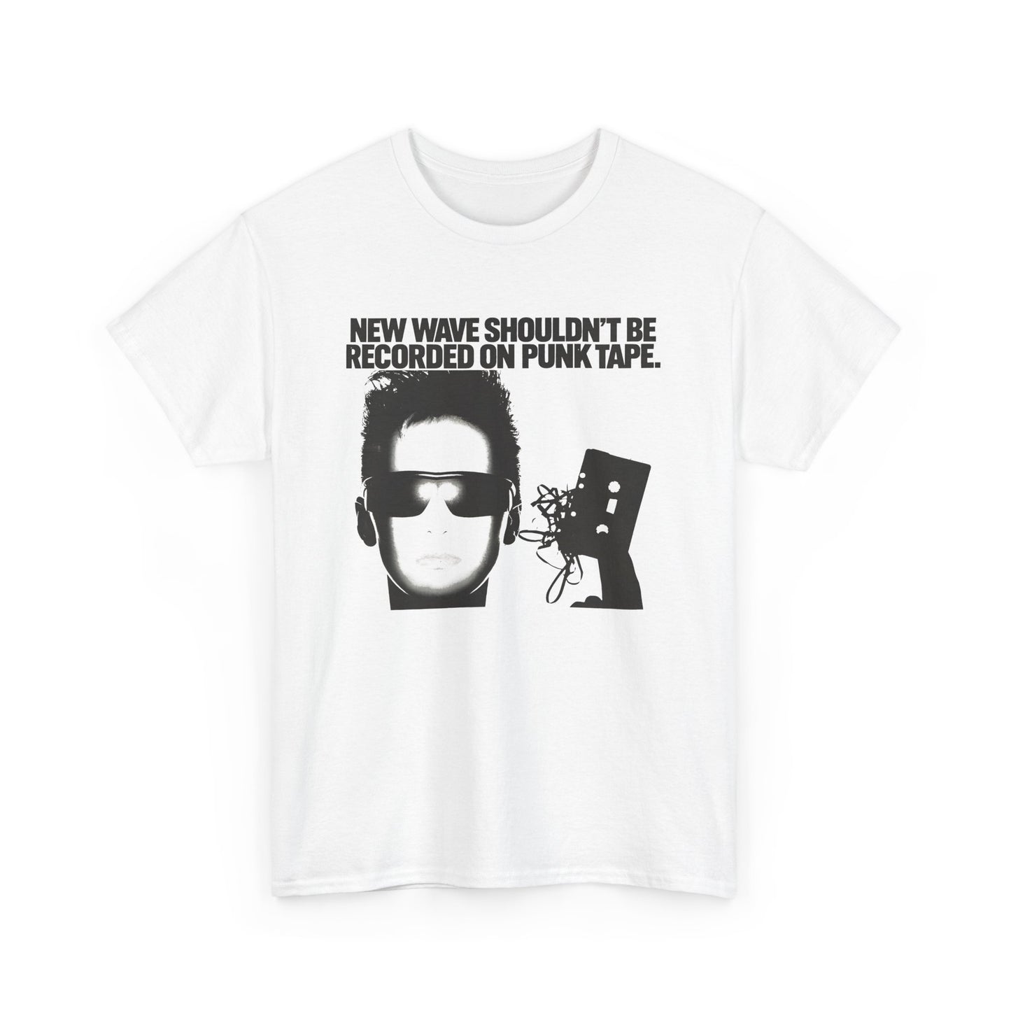 1983 maxell cassette tape new wave punk advertisement tshirt