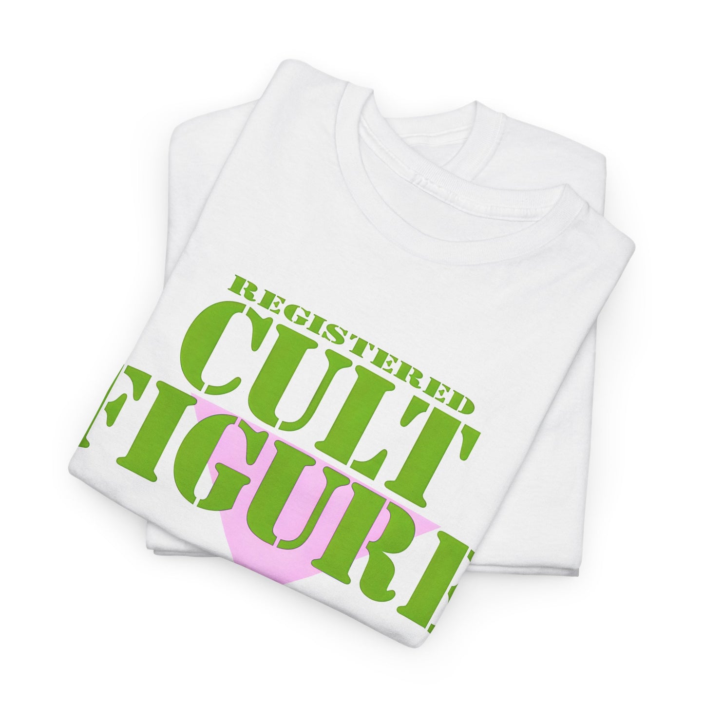 registered cult figure as worn by brian eno in 1974 custom color edit tshirt