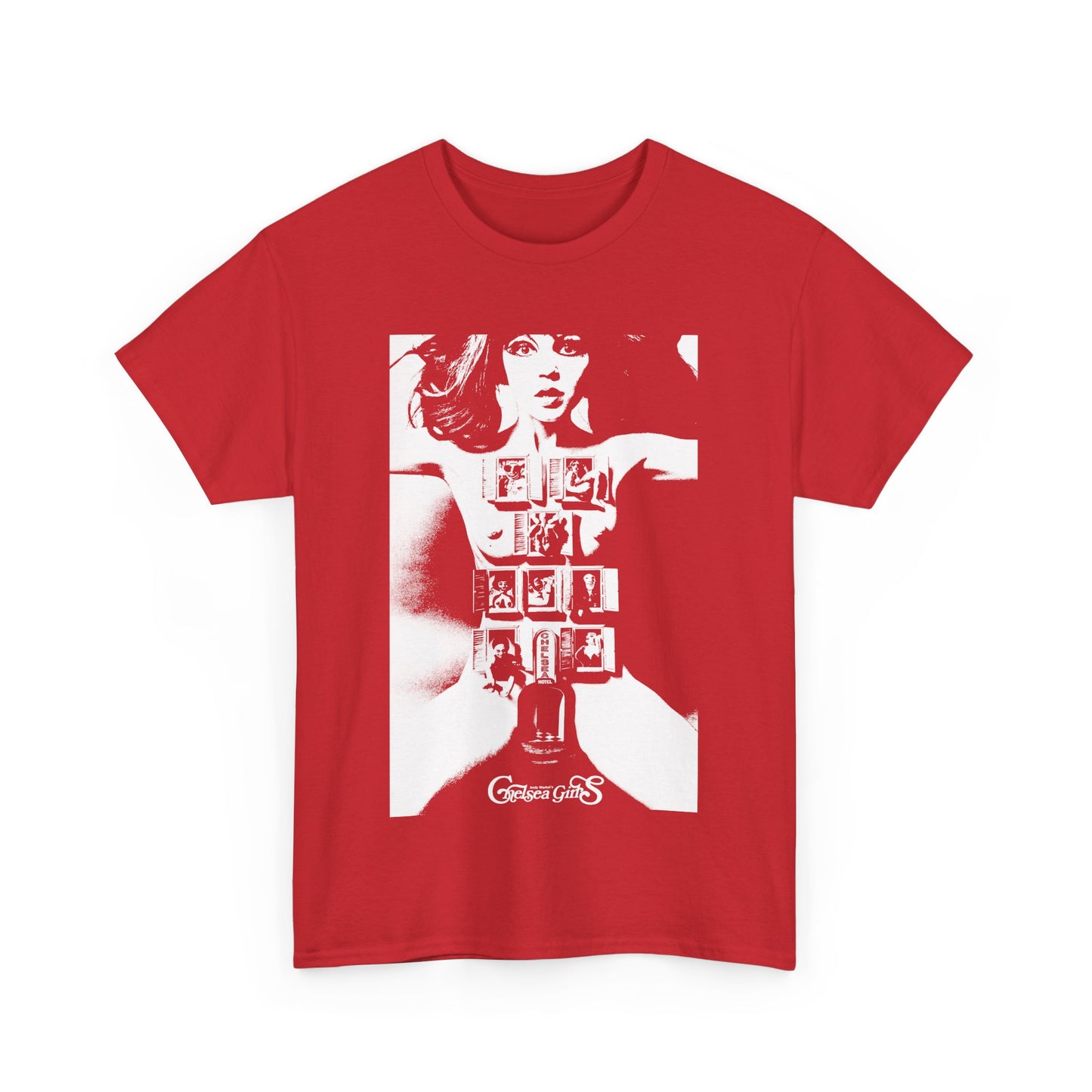 1966 experimental warhol movie chelsea girls movie poster reproduction tshirt