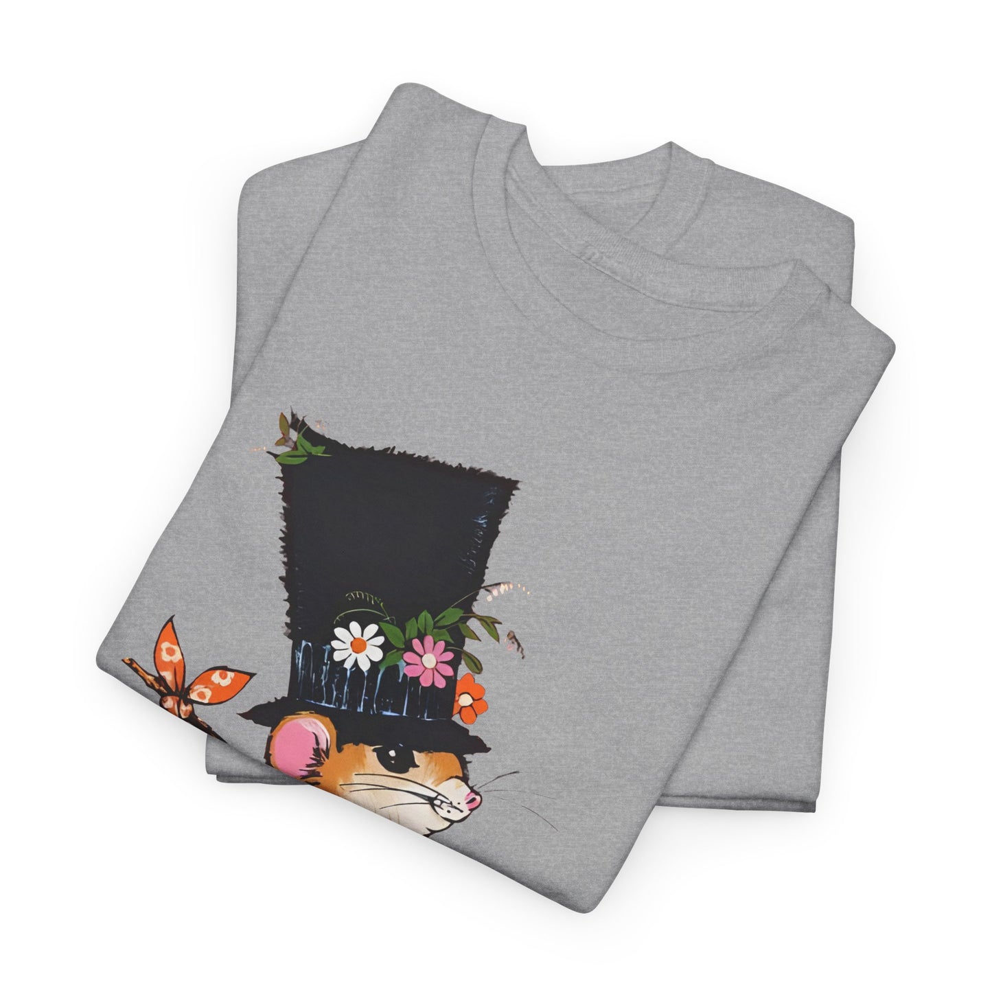 1970s vintage graphic novelty hobo mouse reproduction tshirt