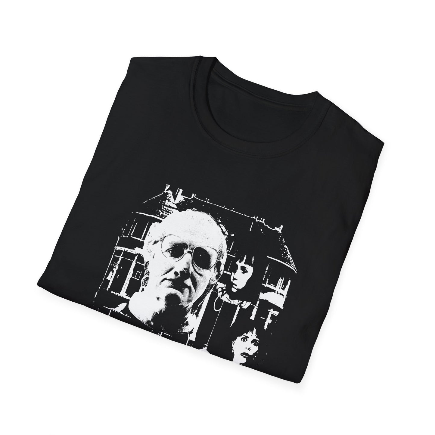 mrs. doubtfire fan art scary collage tshirt