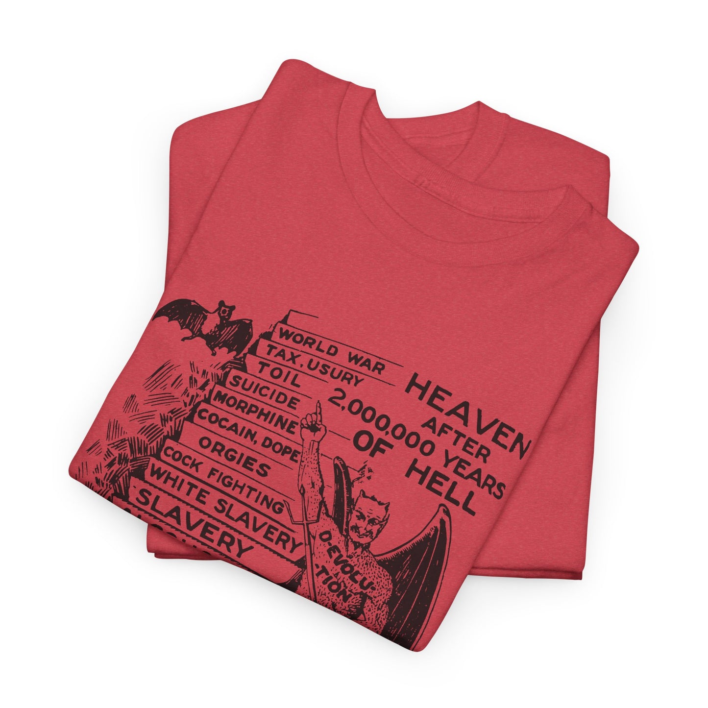 jocko-homo heavenbound b. h. shadduck 1925 religious pamphlet page six tshirt