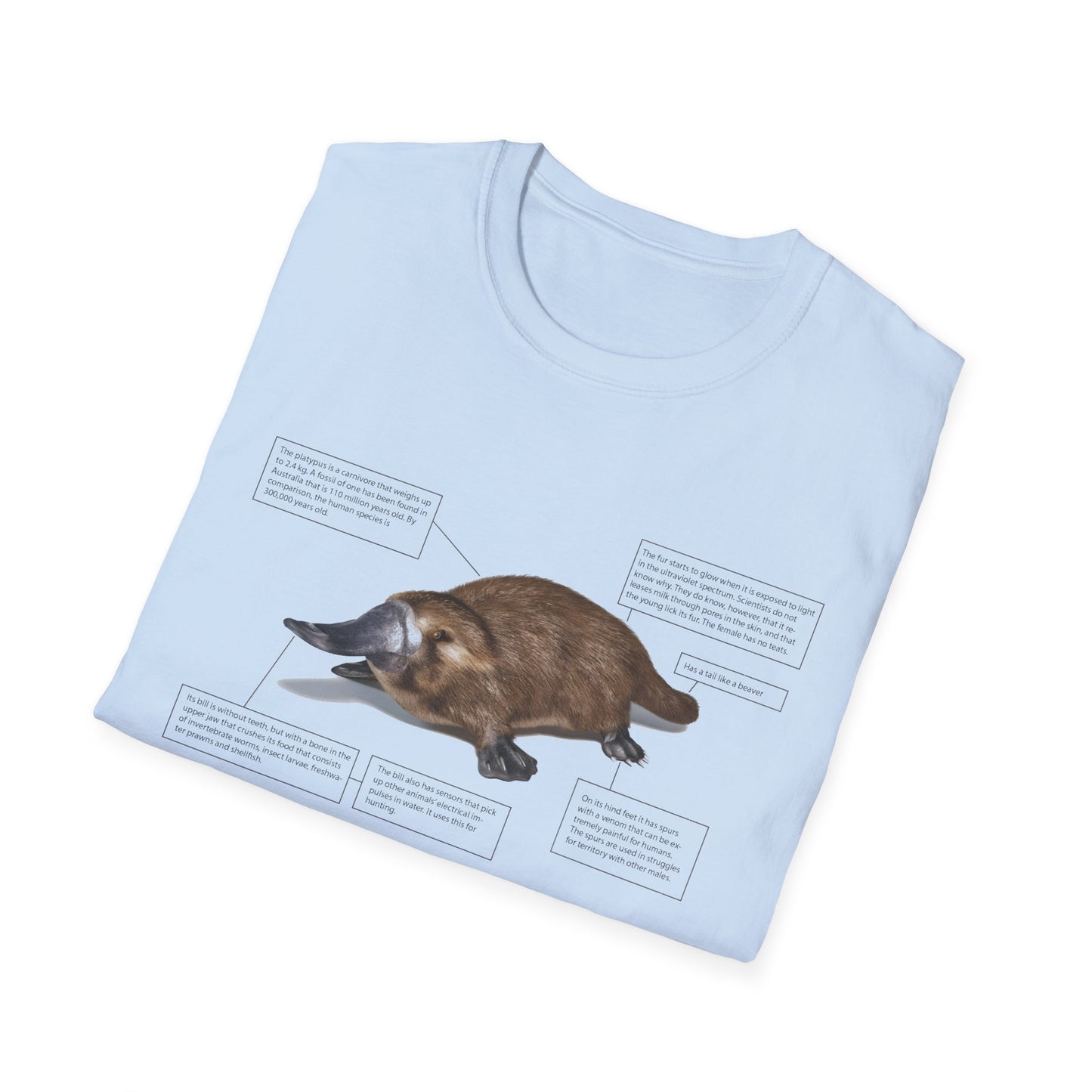 pleasant platypus facts tshirt