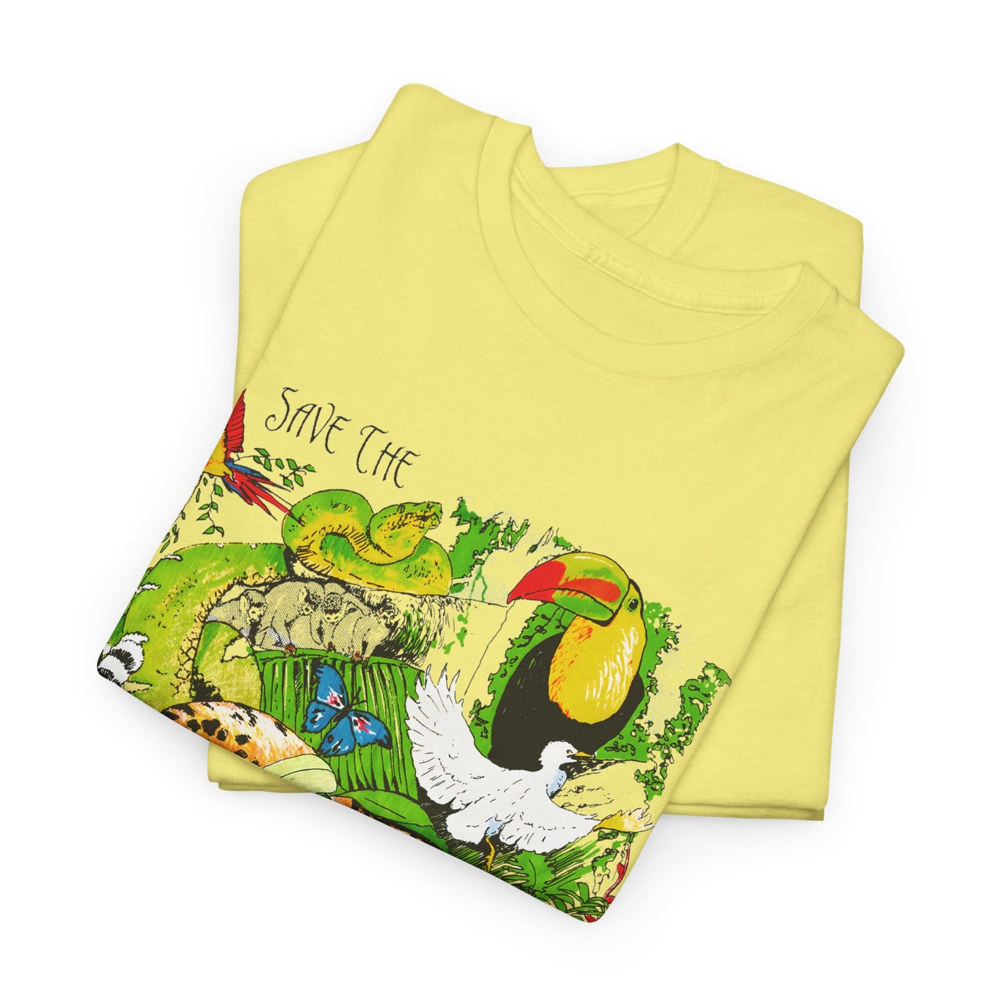 1993 vintage save the rainforest reproduction tshirt