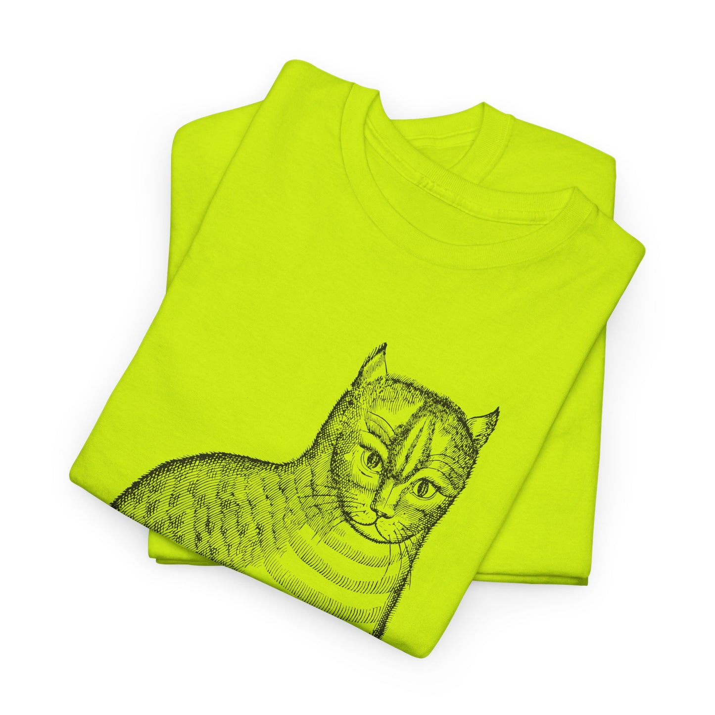 1658 edward topsell cat illustration reproduction tshirt