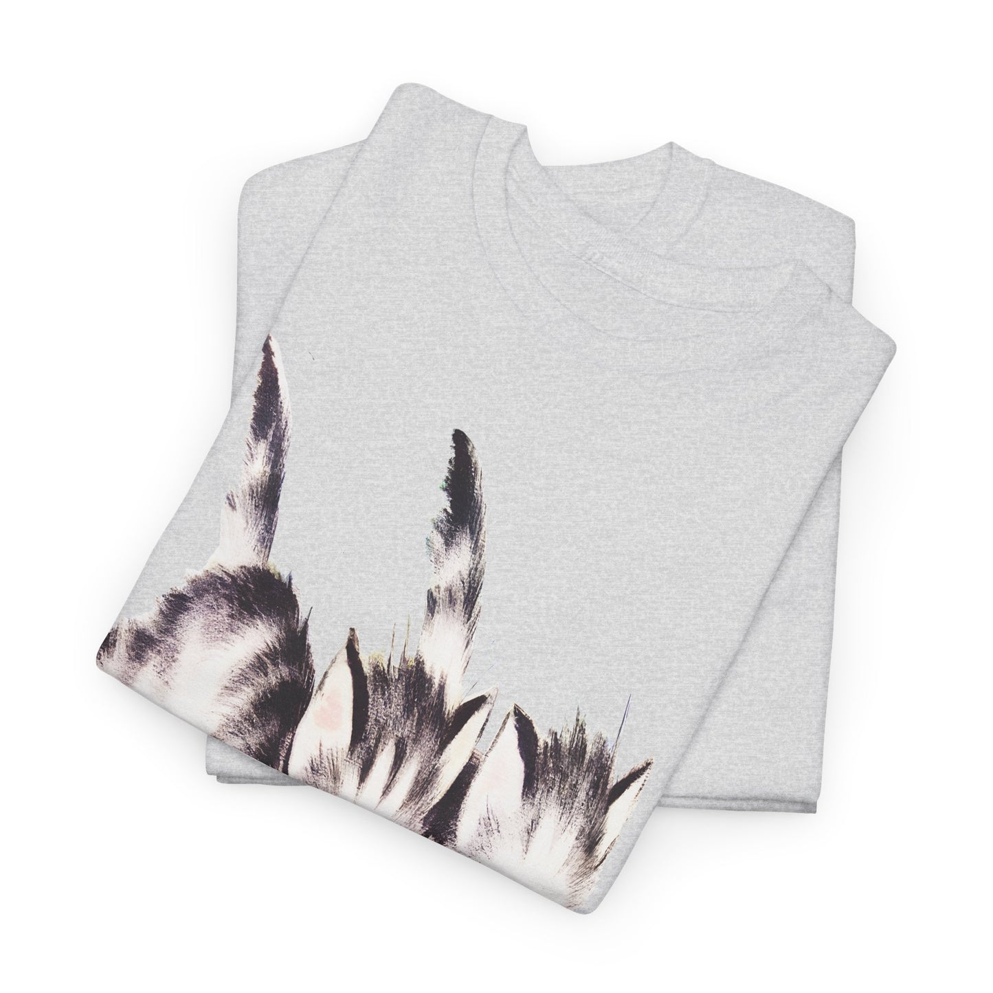 vintage kitten twins illustration stretched reproduction tshirt