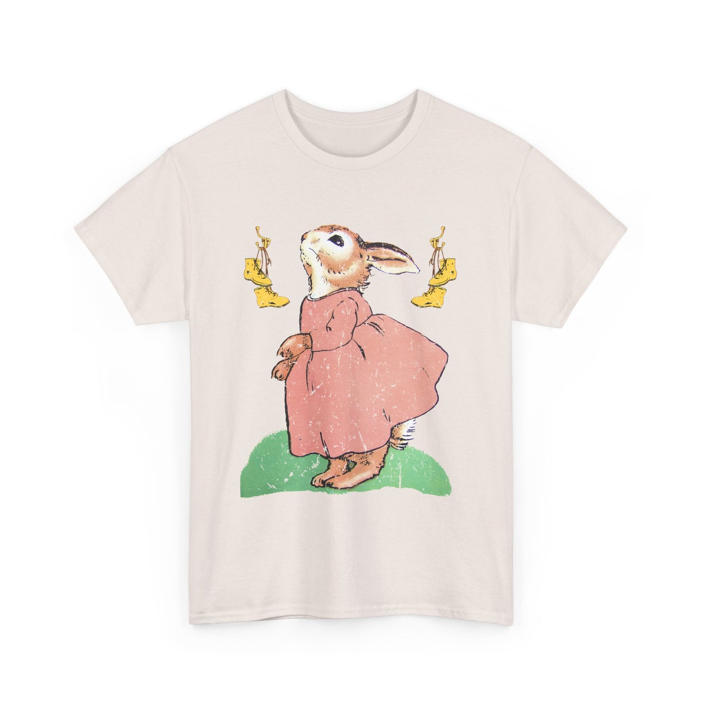 1939 the country bunny and the little gold shoes distressed fan art graphic reproduction tshirt