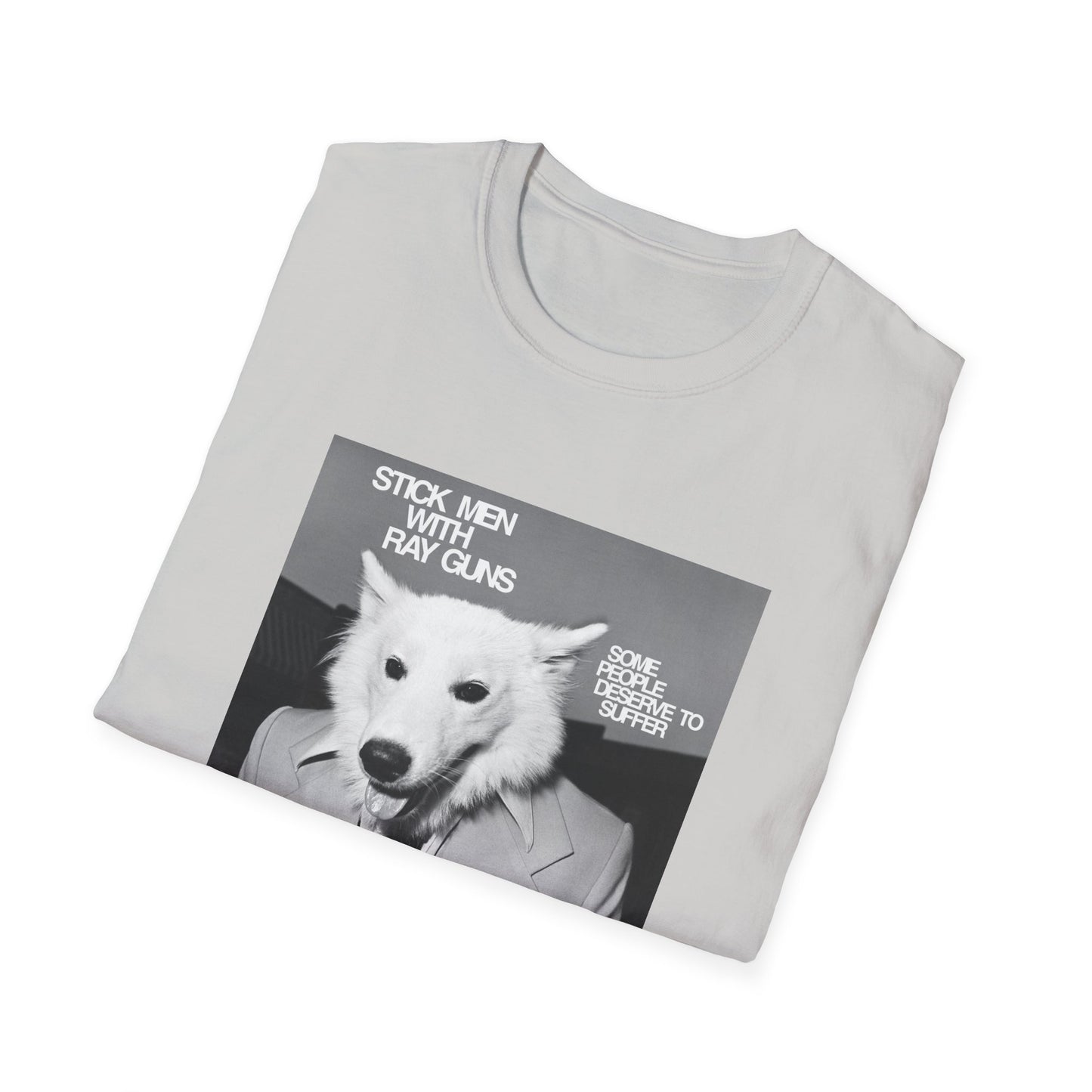 stick men with ray guns some people deserve to suffer 1980s texas punk band tshirt