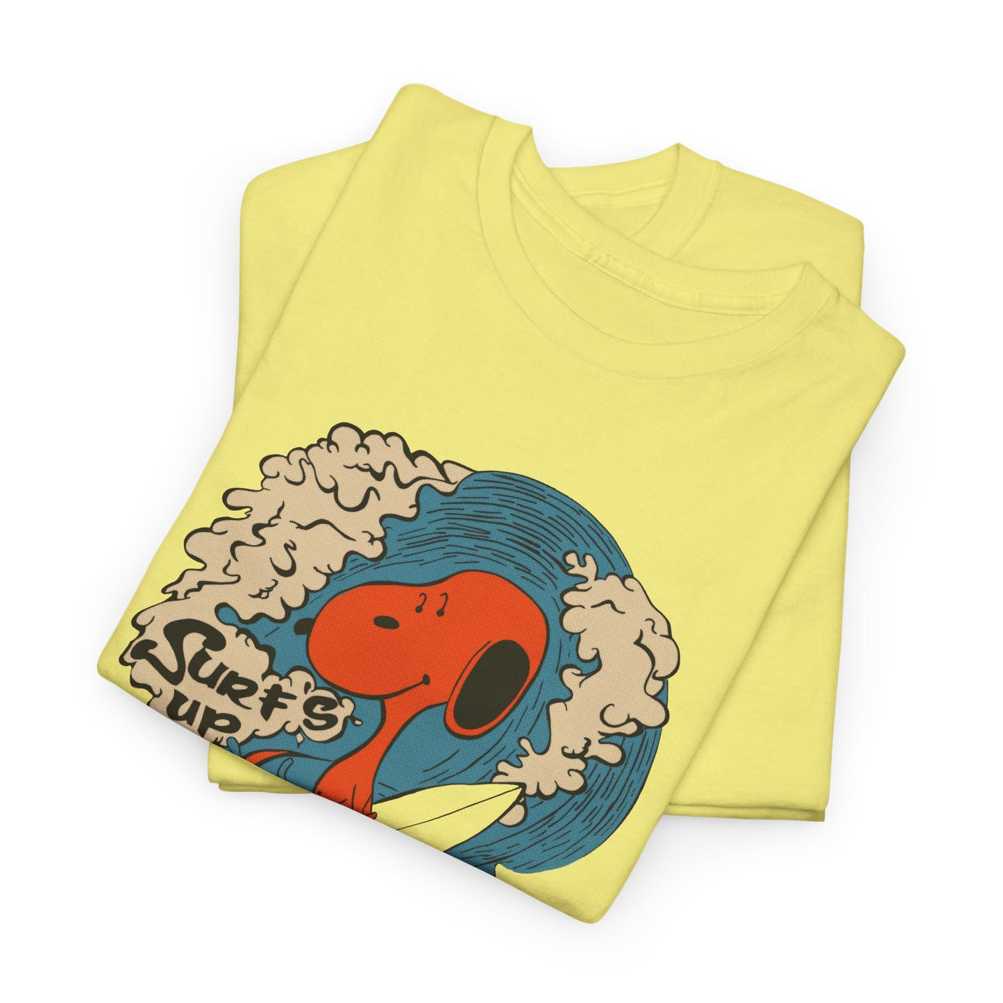 surf's up creep dog vintage graphic reproduction tshirt