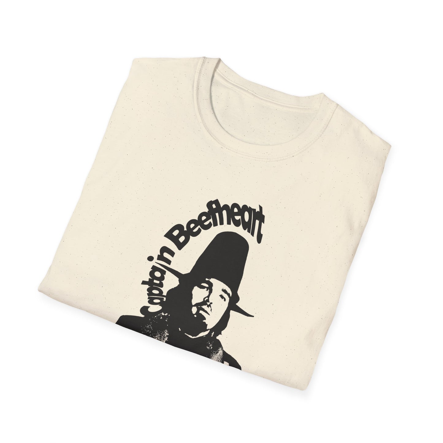 captain beefheart stencil in black tshirt