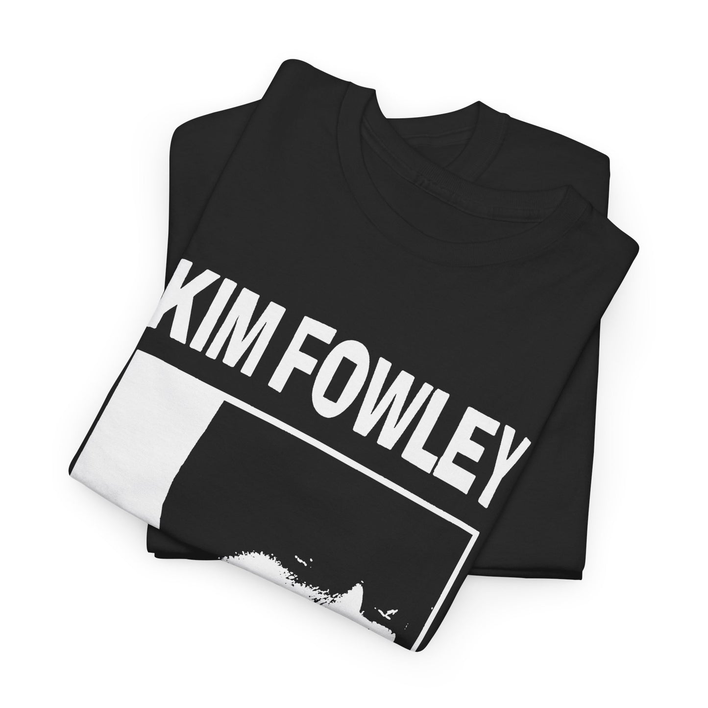 kim fowley show poster fan art reproduction white graphic tshirt