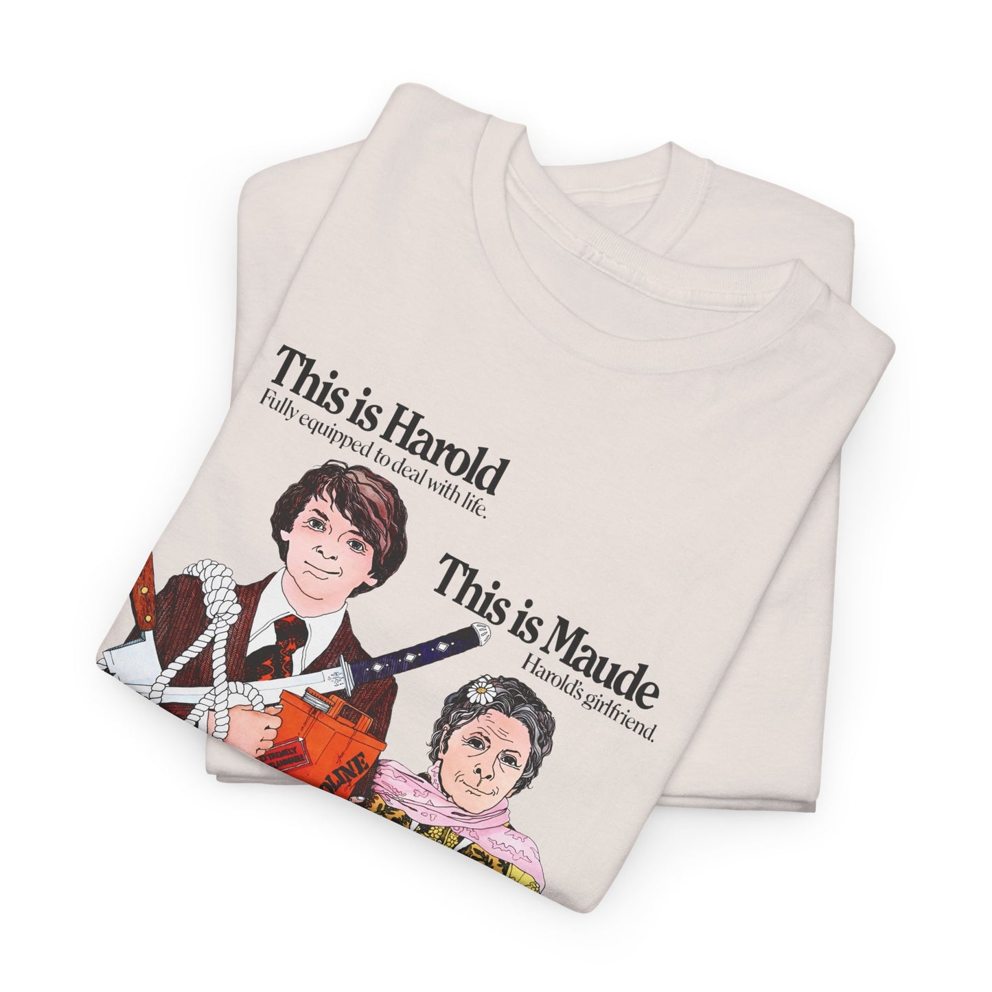 harold and maude 1971 belgian movie poster reproduction tshirt