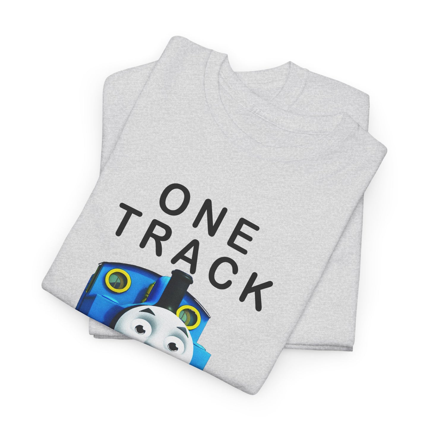 thomas the tank engine one track mind dumb tshirt