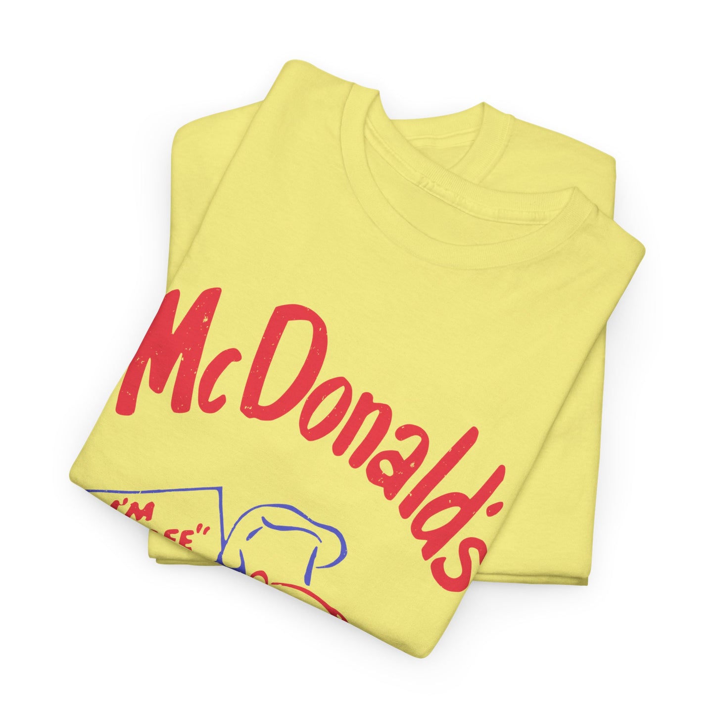 1950s vintage mcdonalds distressed logo reproduction tshirt