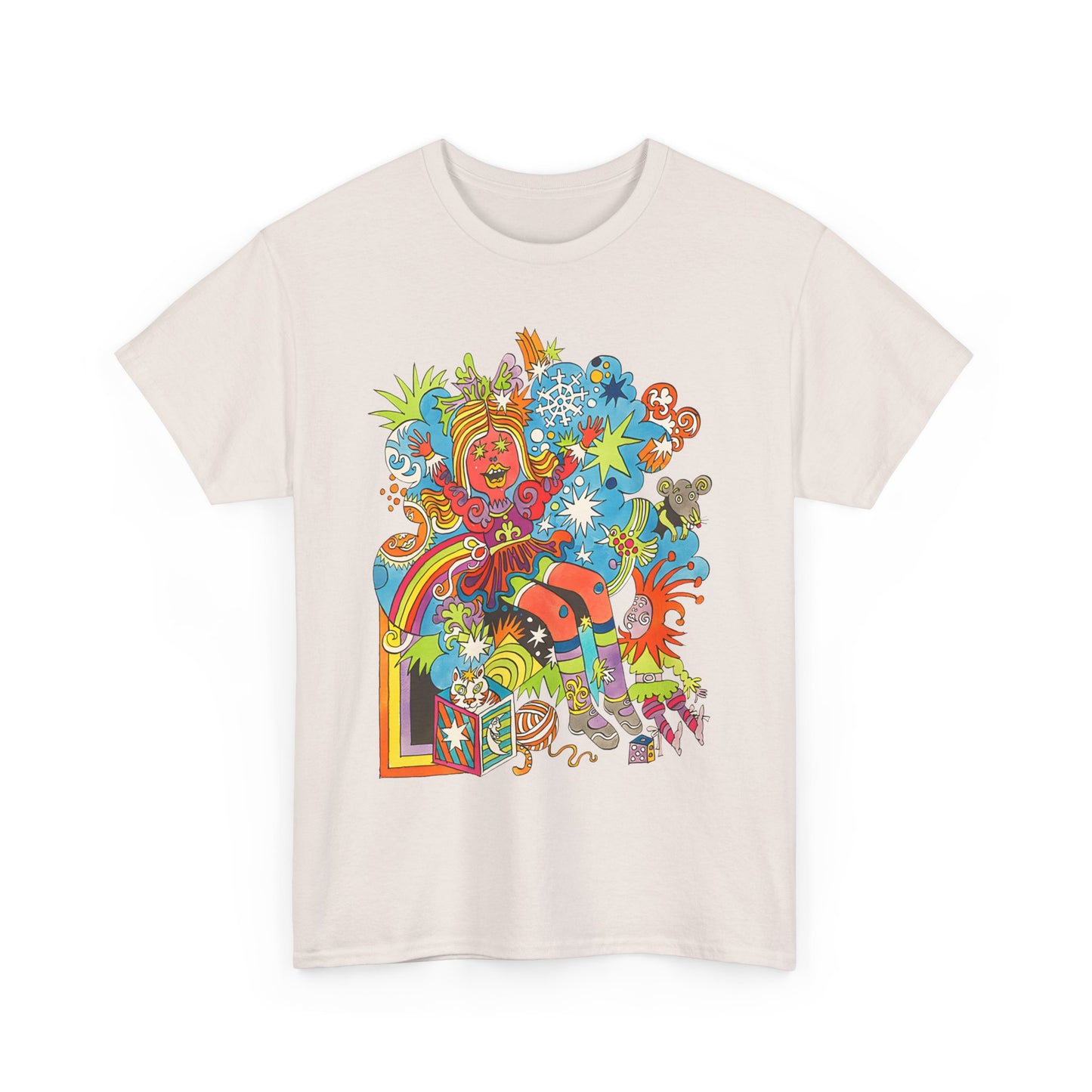 1970 stars slovak illustration by miroslav cipar reproduction tshirt