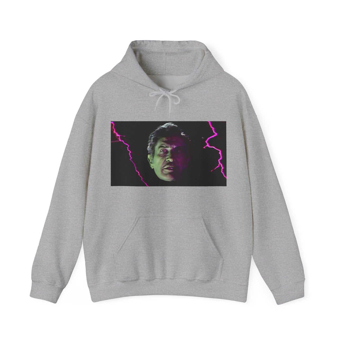 the hilarious house of frightenstein vincent price opening monologue on a unisex heavy blend hooded sweatshirt