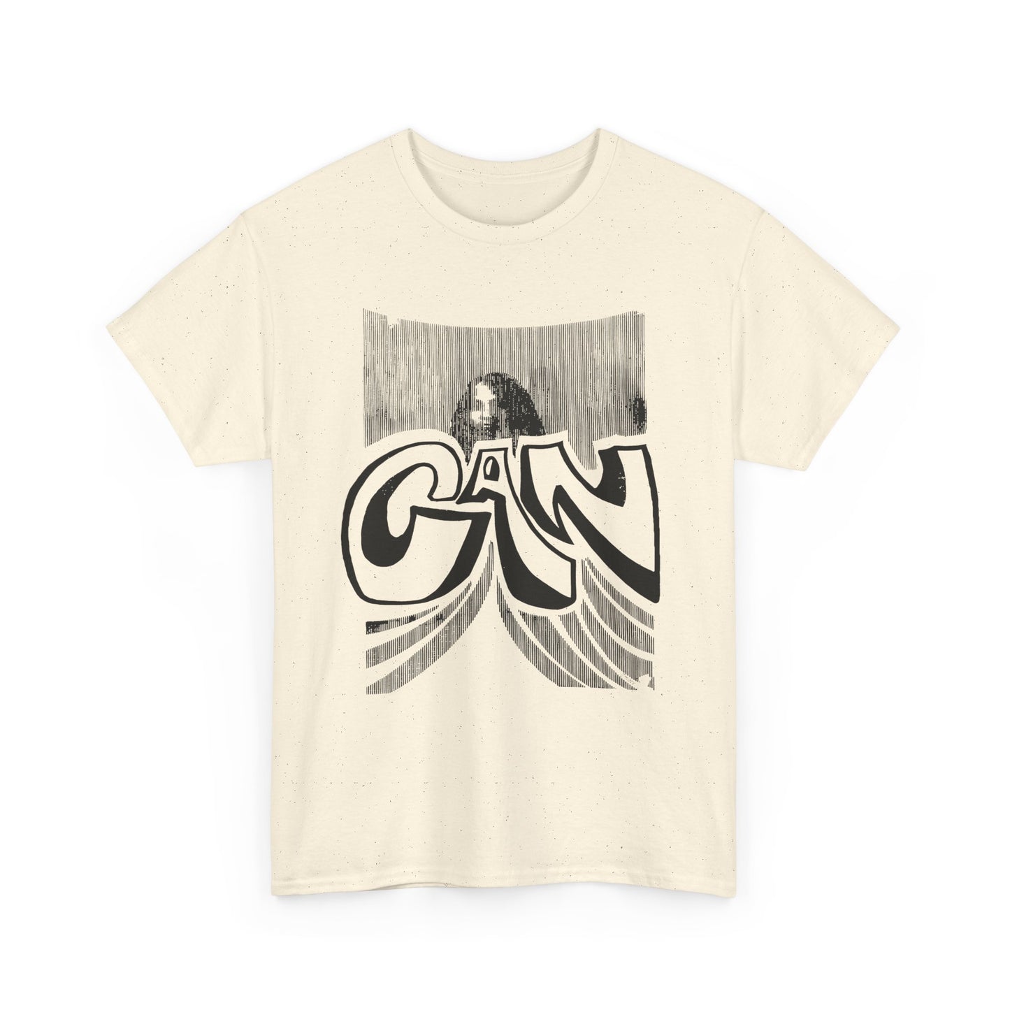 legendary german krautrock band can 1970's show poster reproduction tshirt