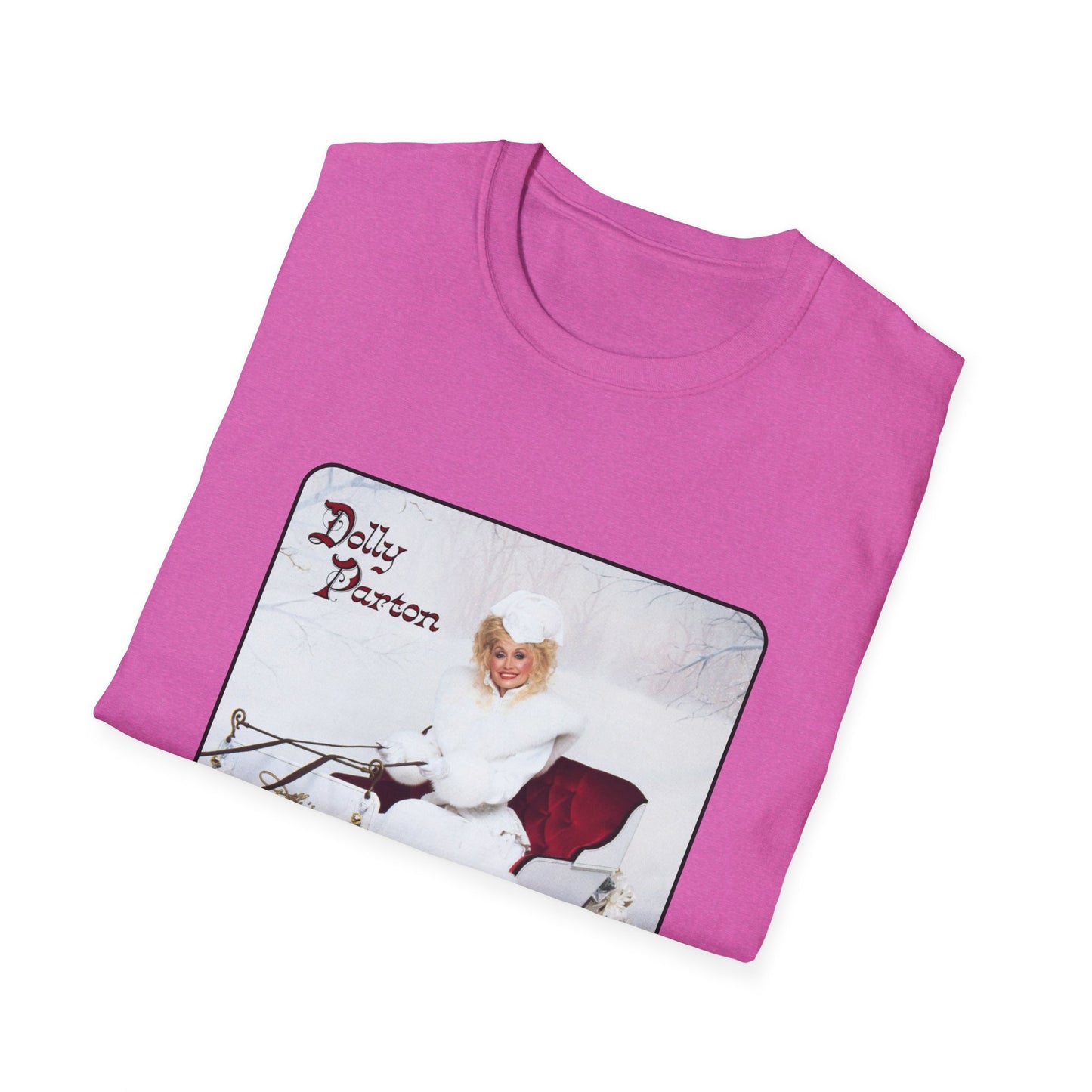 dolly parton home for christmas album cover reproduction tshirt