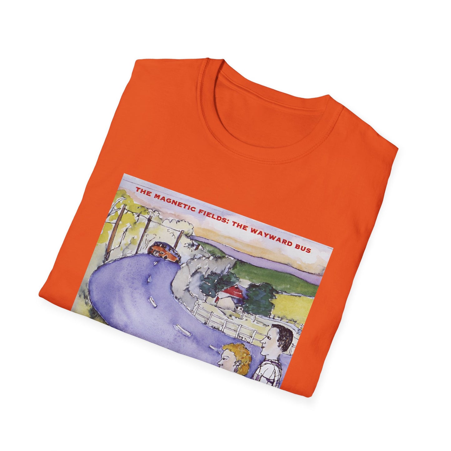 the magnetic fields 1992 the wayward bus album tshirt