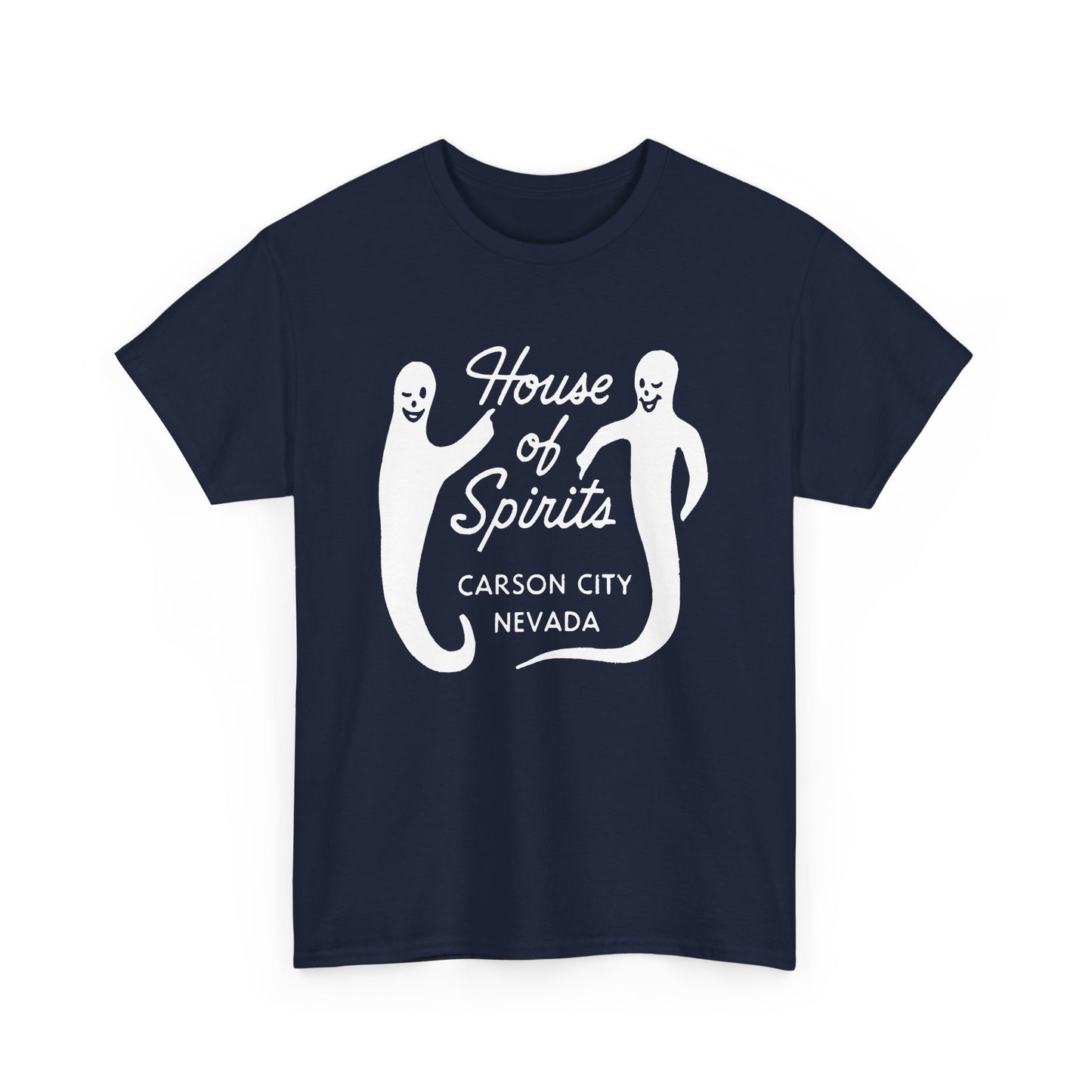 vintage matchbox house of spirits carson city nevada graphic tshirt