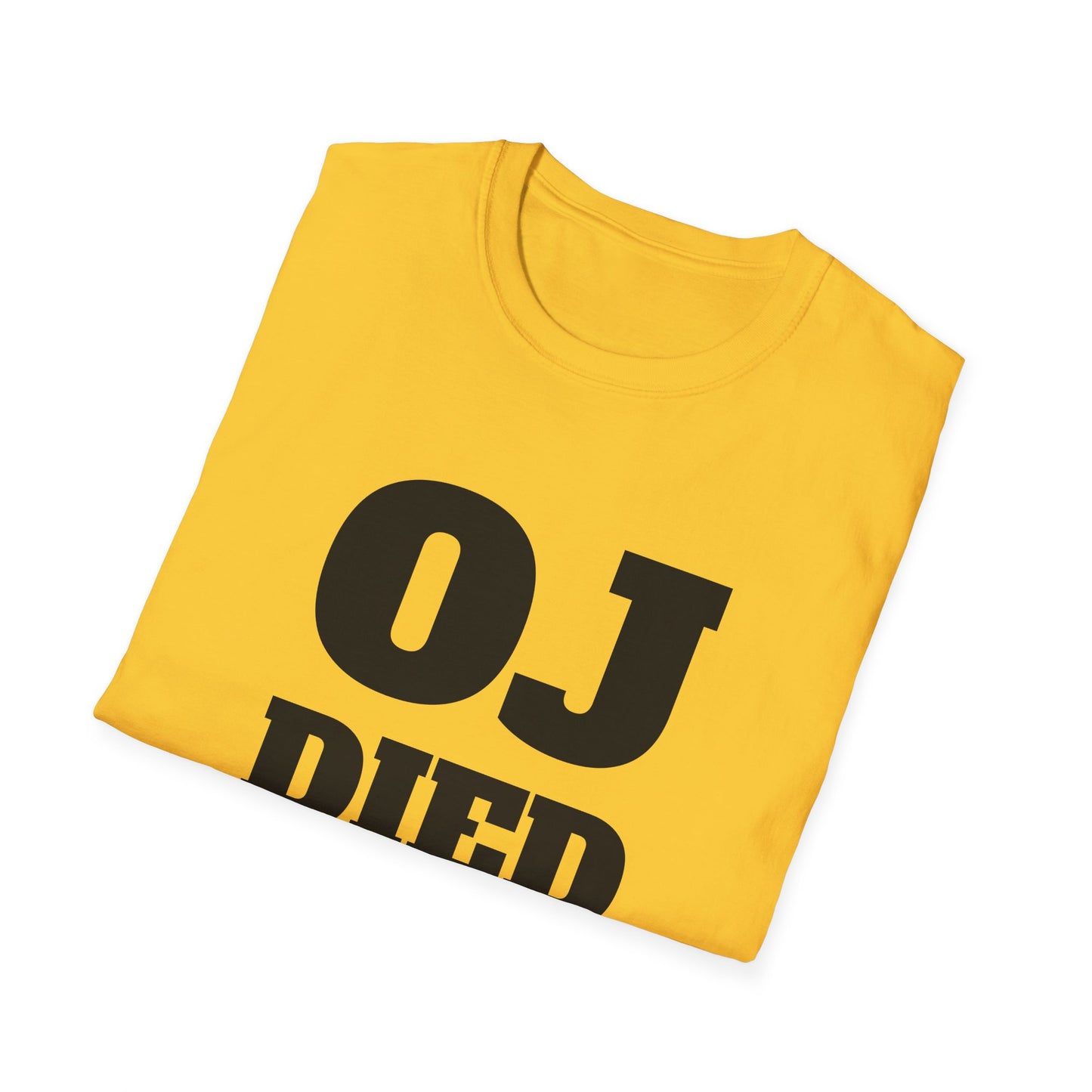 oj died with oj's glove on the back oj simpson tshirt