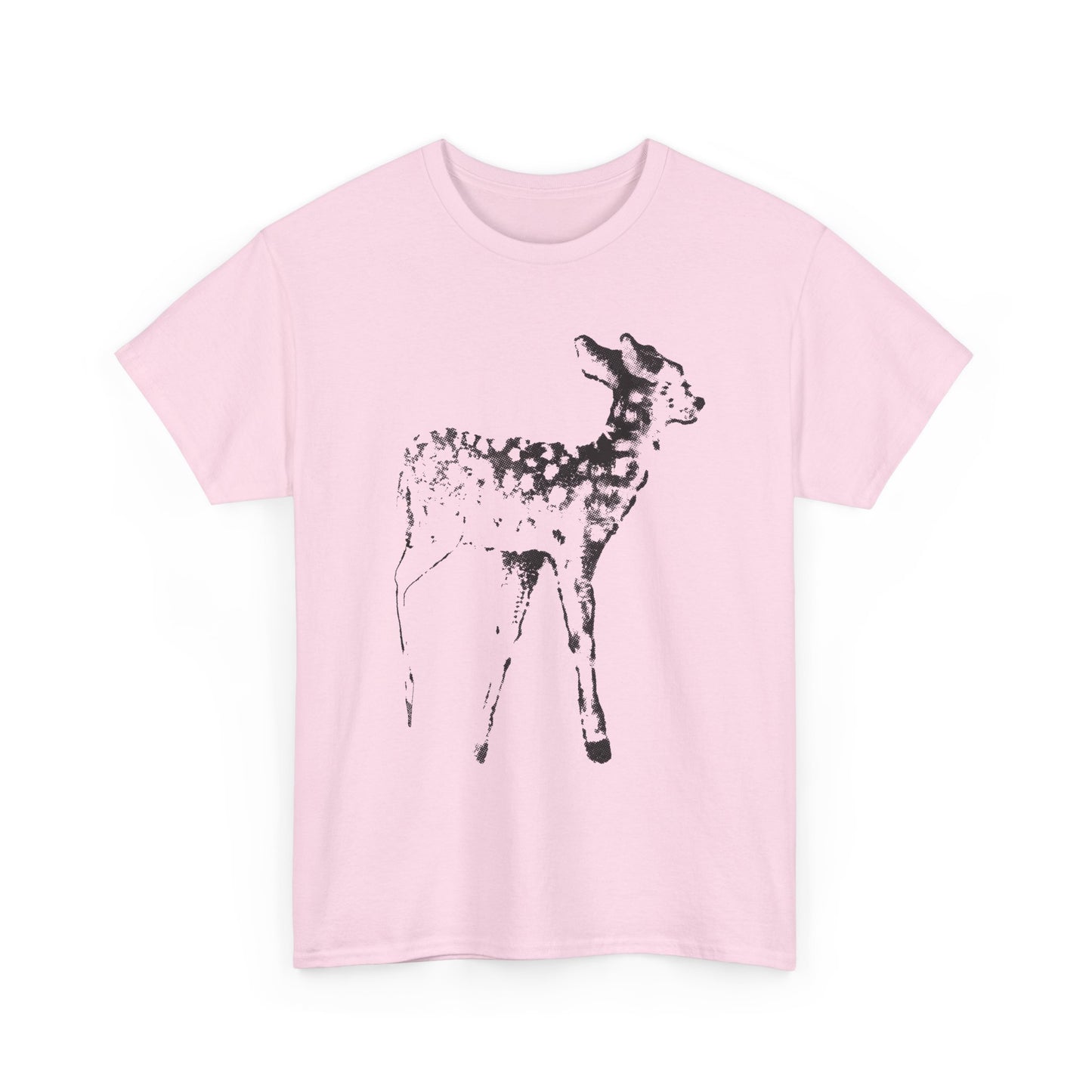 vintage tattoo flash art fawn reproduction tshirt