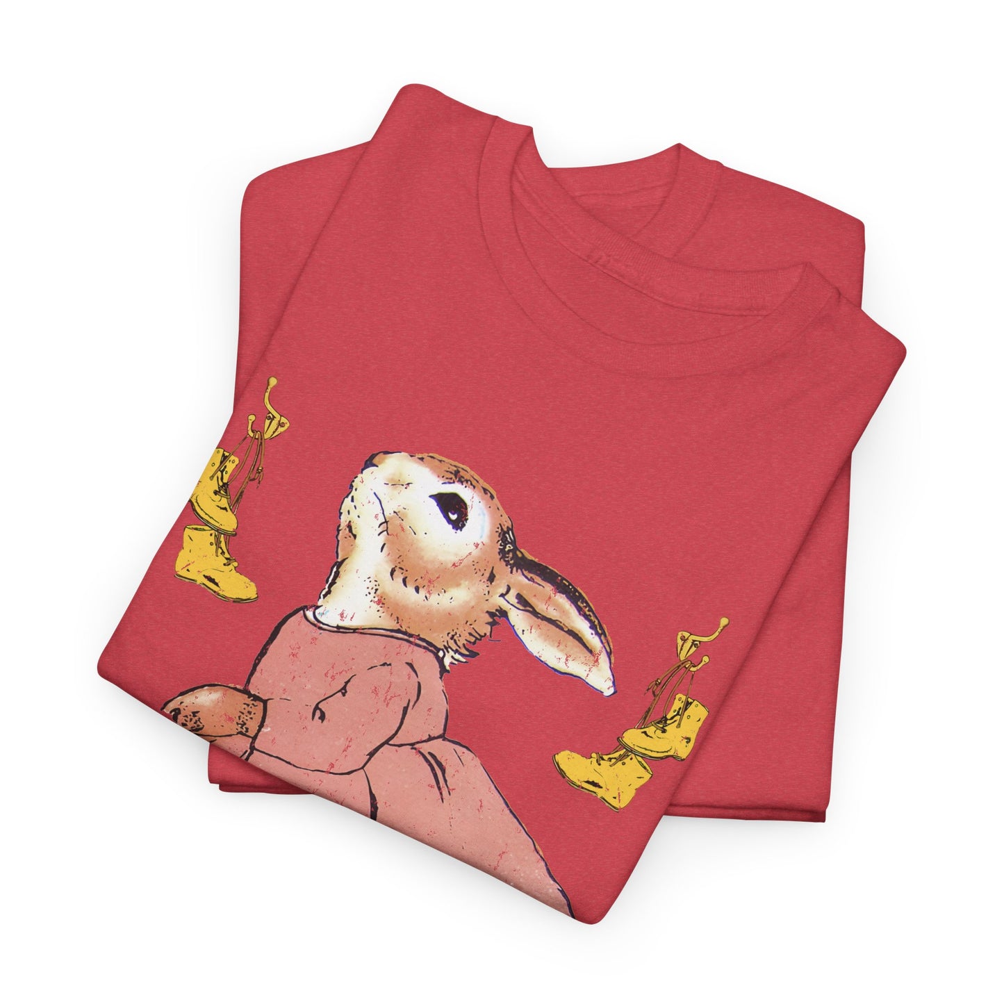 1939 the country bunny and the little gold shoes distressed fan art graphic reproduction tshirt