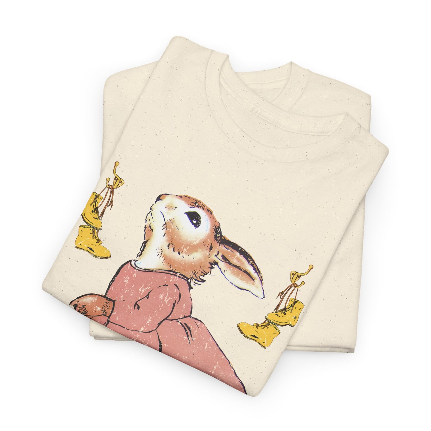 1939 the country bunny and the little gold shoes distressed fan art graphic reproduction tshirt