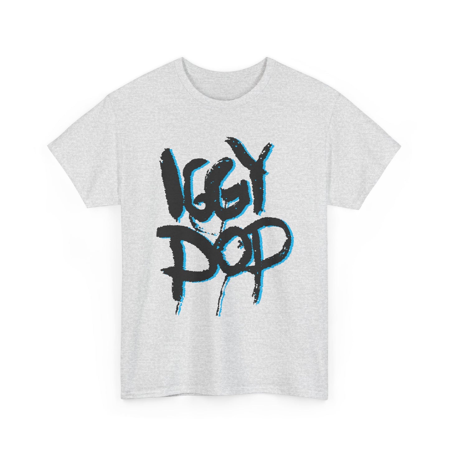 vintage iggy pop fan art reproduction tshirt